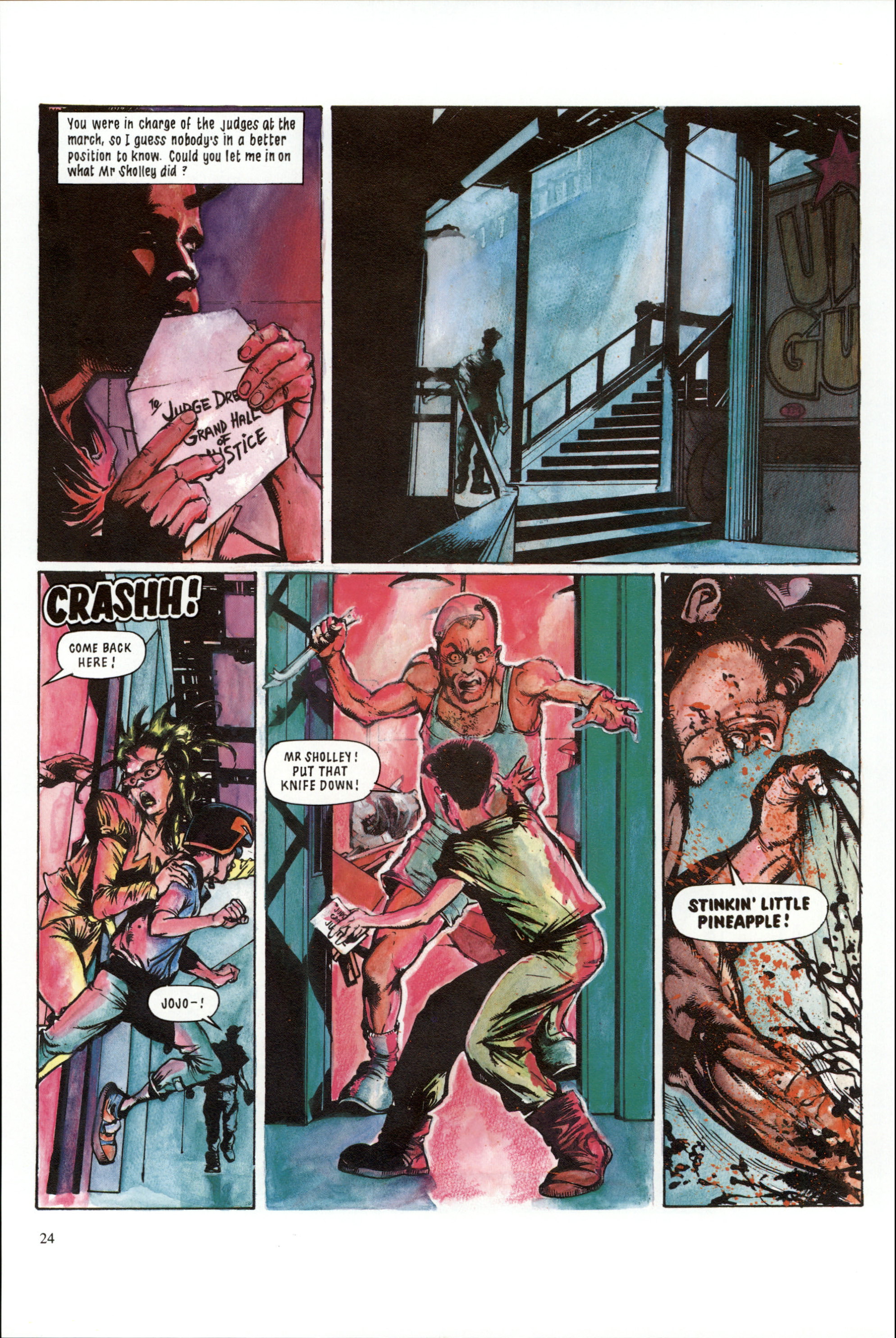Read online Dredd Rules! comic -  Issue #12 - 26