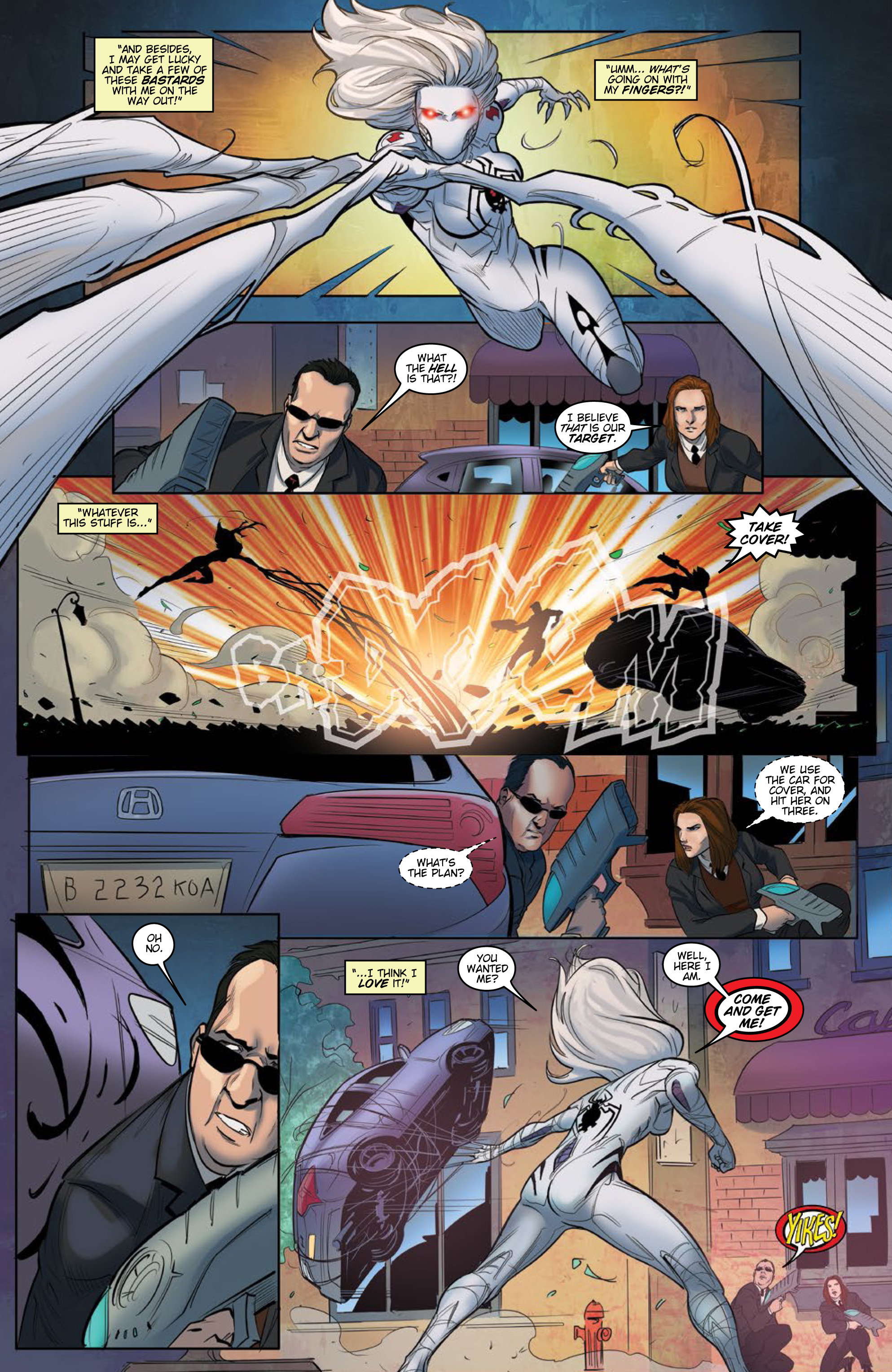 Read online White Widow comic -  Issue #1 - 25