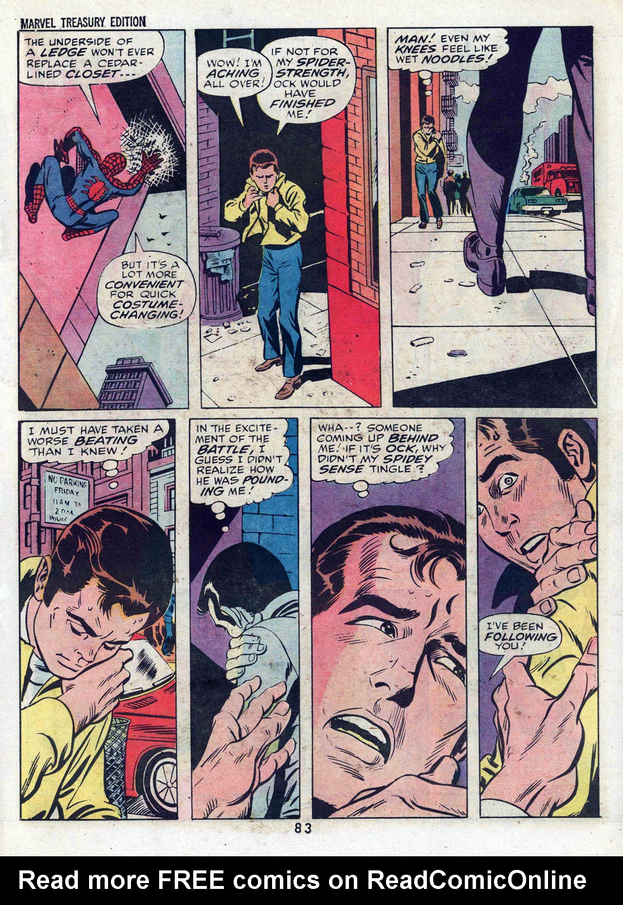 Read online Marvel Treasury Edition comic -  Issue #1 - 83