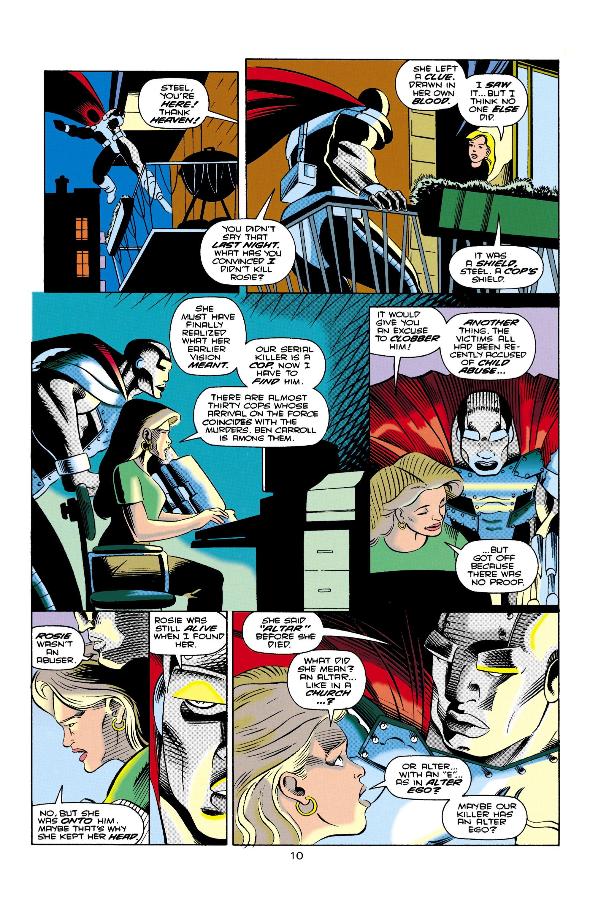 Read online Steel (1994) comic -  Issue #10 - 9