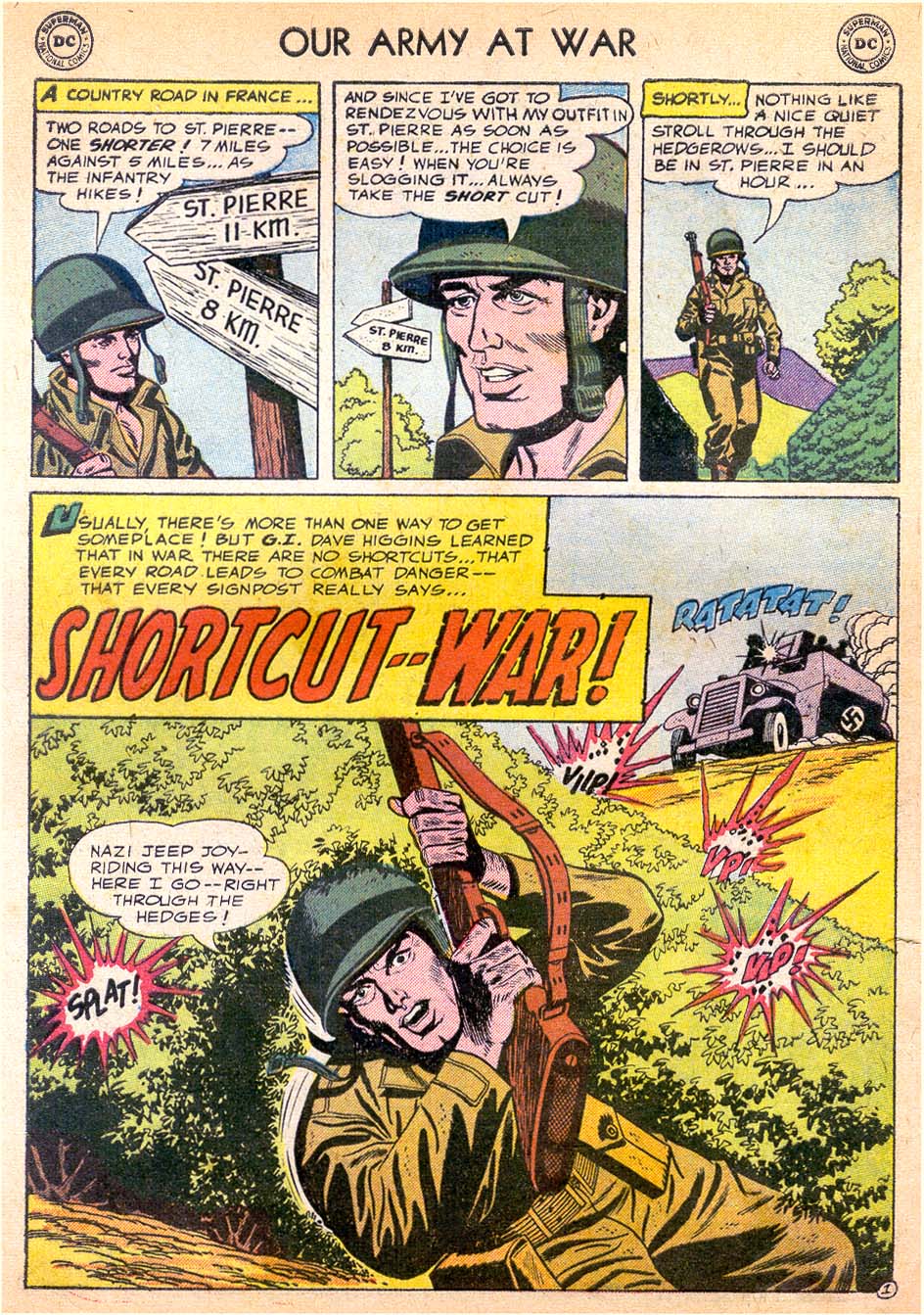 Read online Our Army at War (1952) comic -  Issue #45 - 28