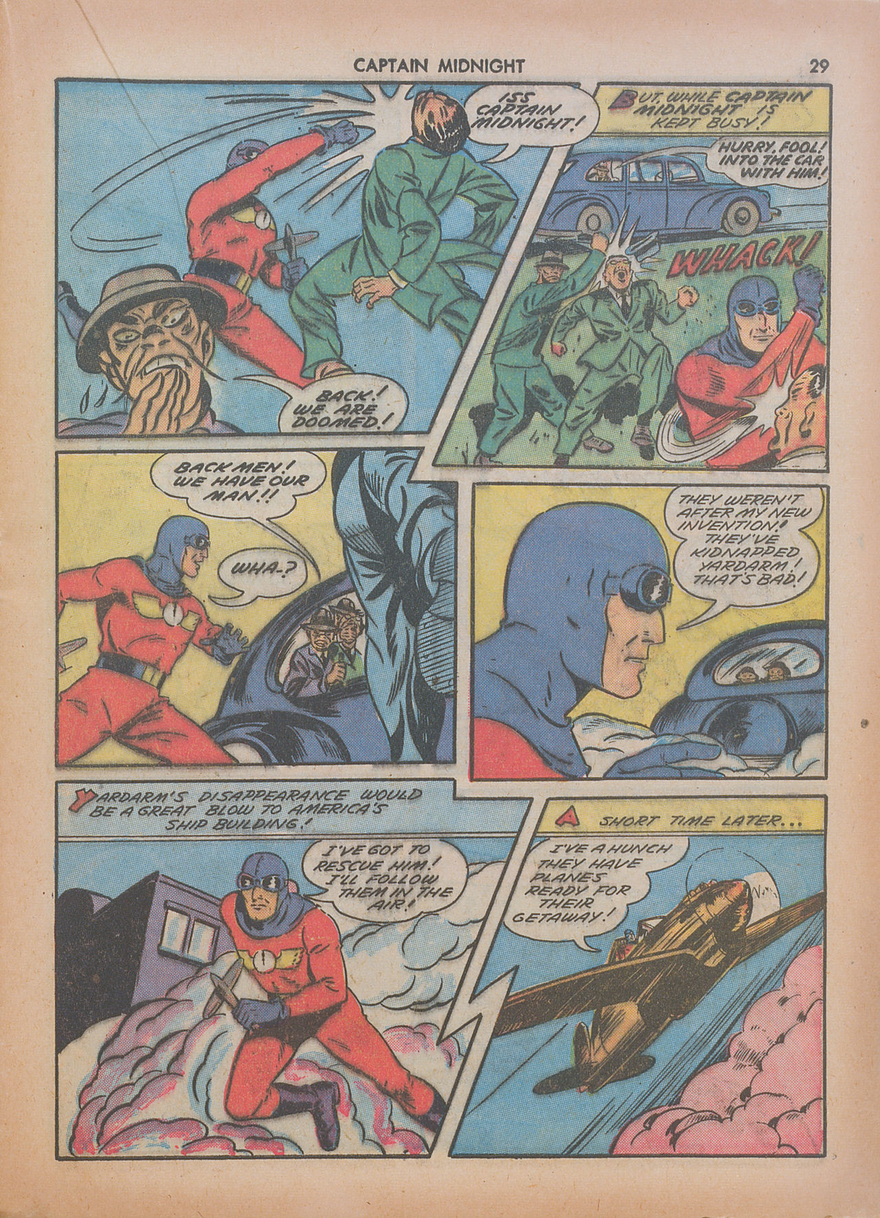 Read online Captain Midnight (1942) comic -  Issue #7 - 29