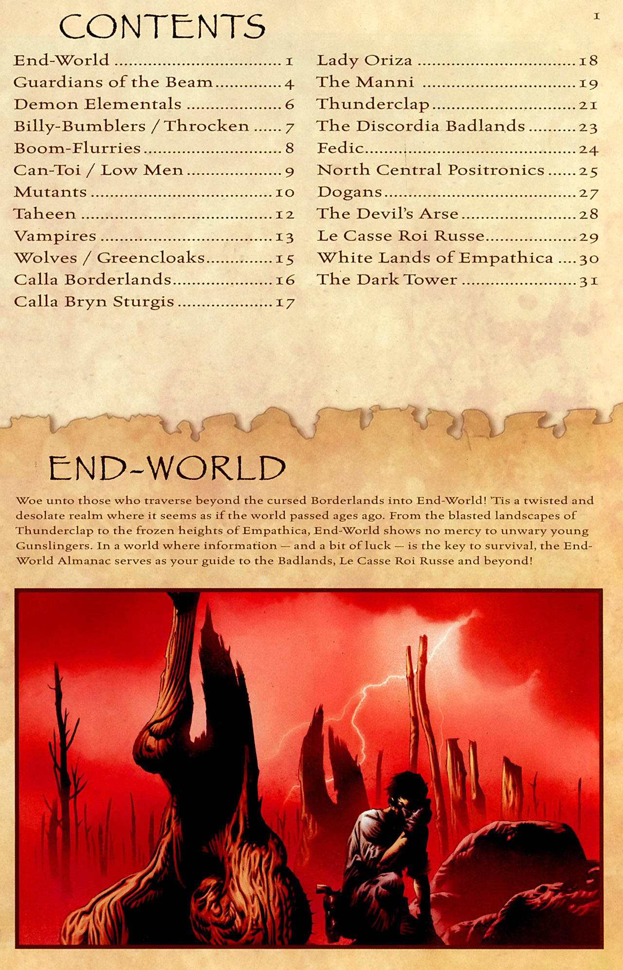 Read online Dark Tower: End-World Almanac comic -  Issue # Full - 3