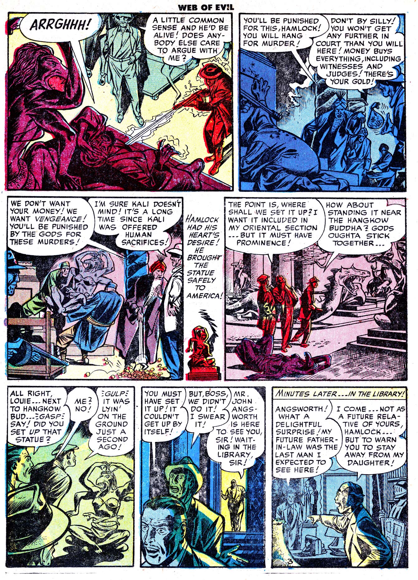 Read online Web of Evil comic -  Issue #3 - 20