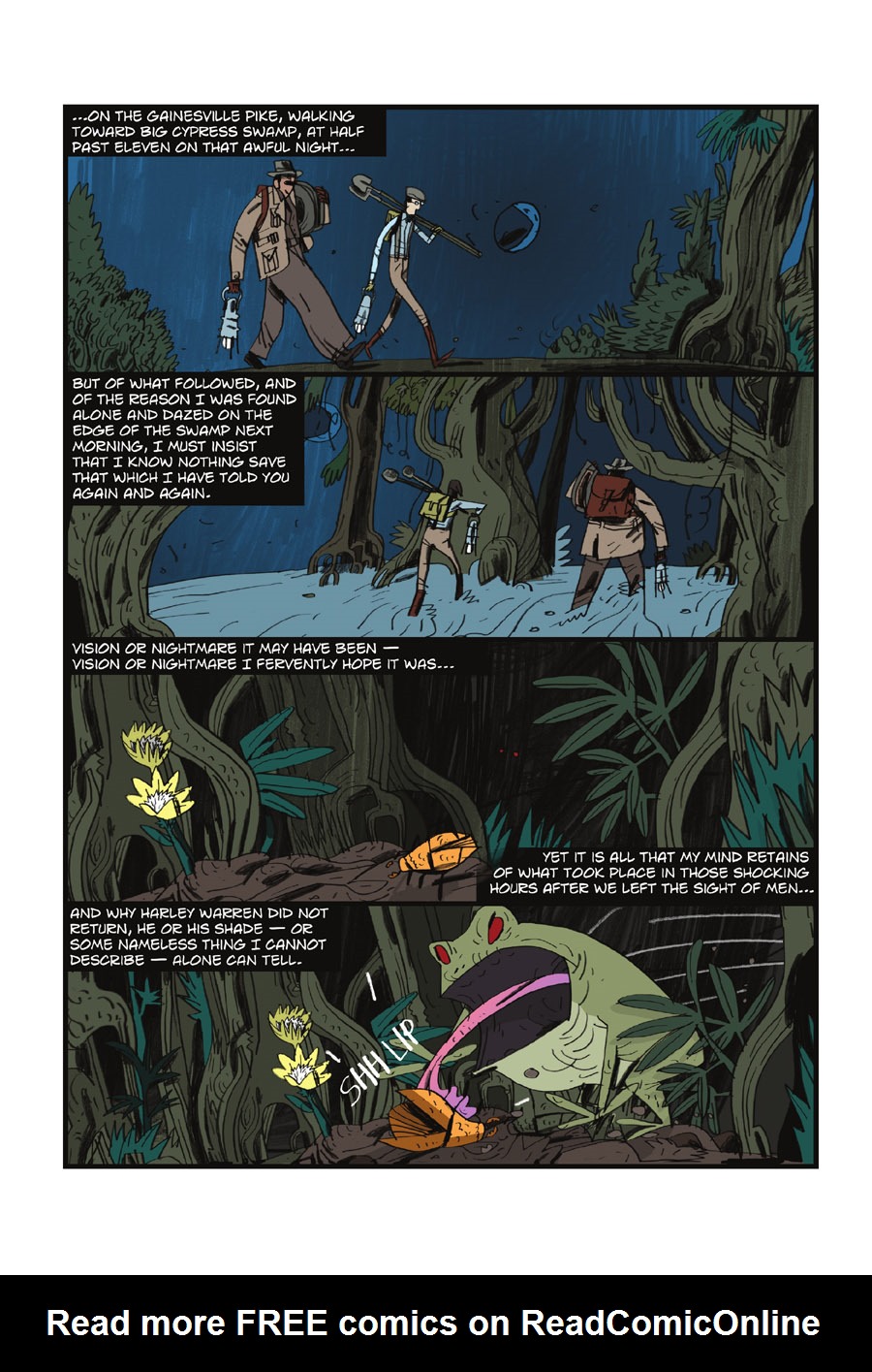 Read online The Lovecraft Anthology comic -  Issue # TPB 2 - 110