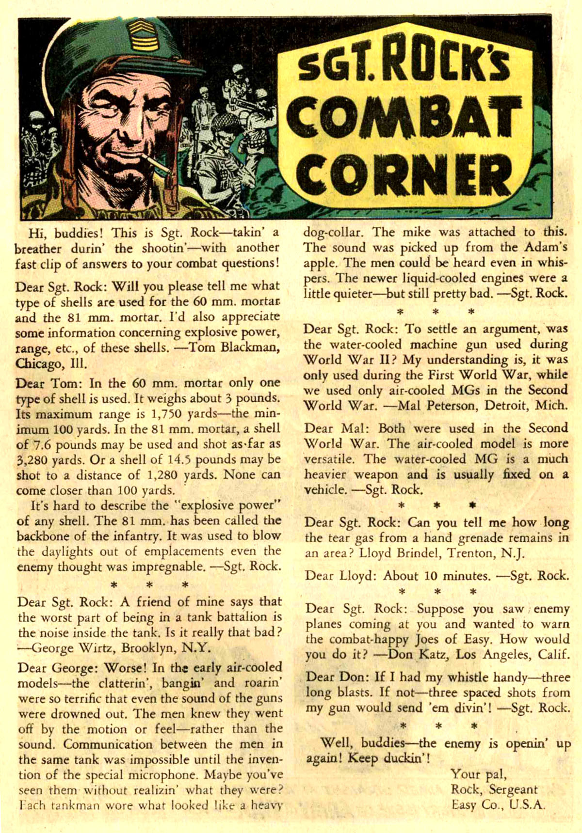 Read online Our Army at War (1952) comic -  Issue #155 - 20