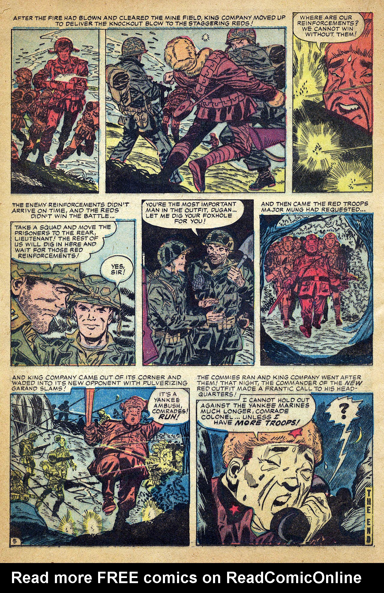 Read online Marines in Battle comic -  Issue #17 - 21