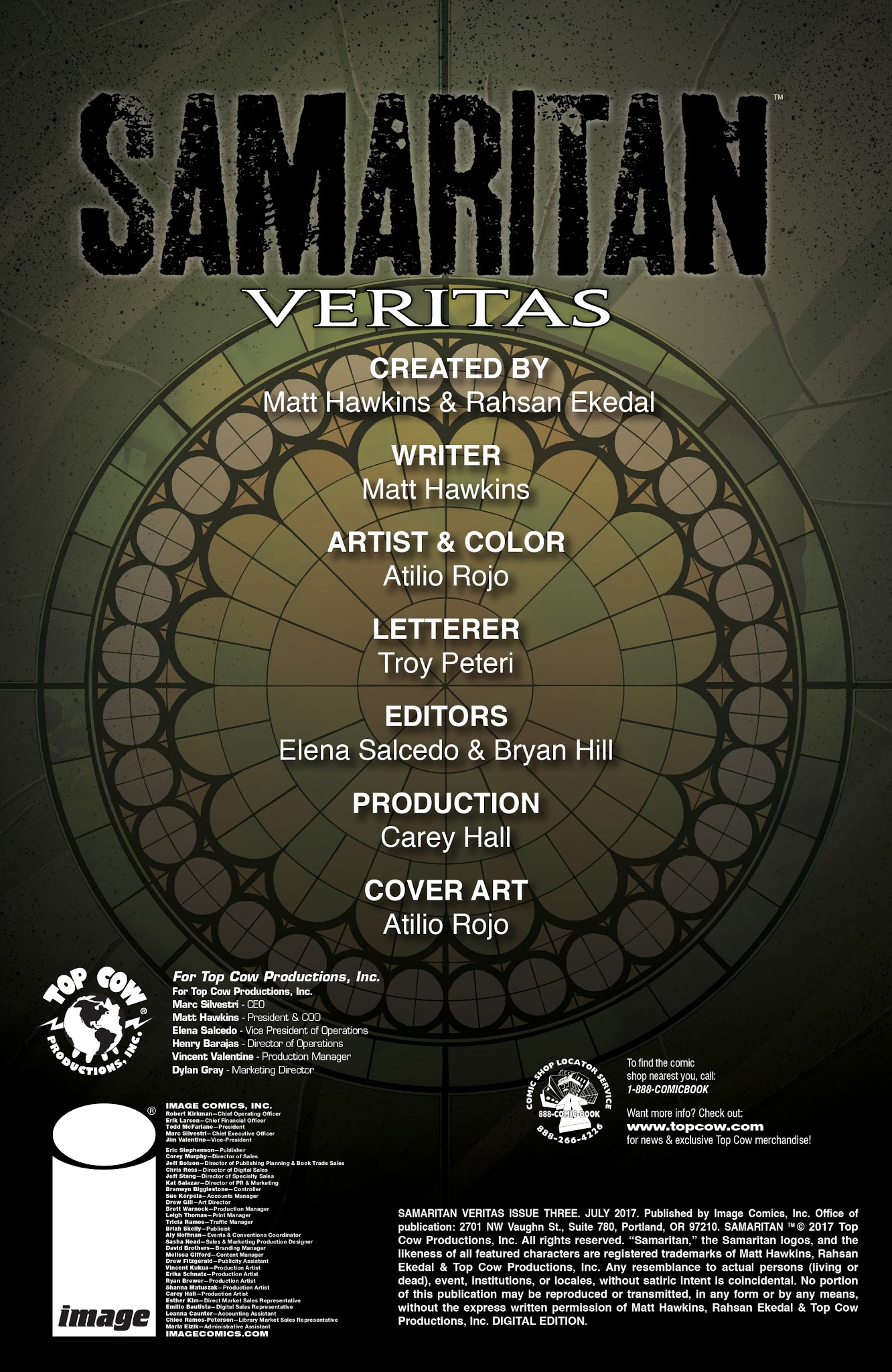 Read online Samaritan: Vertias comic -  Issue #3 - 2