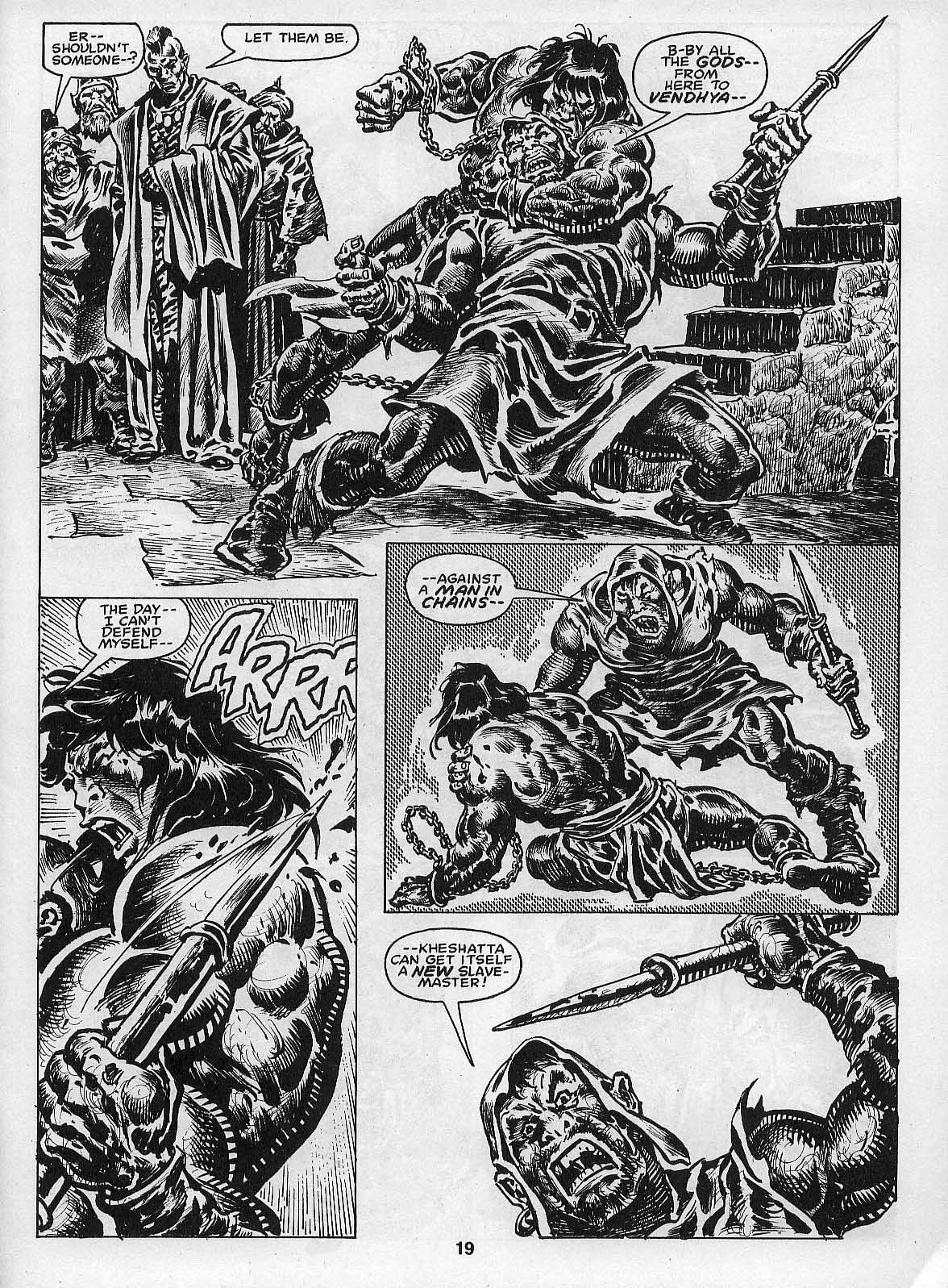 The Savage Sword Of Conan issue 205 - Page 21