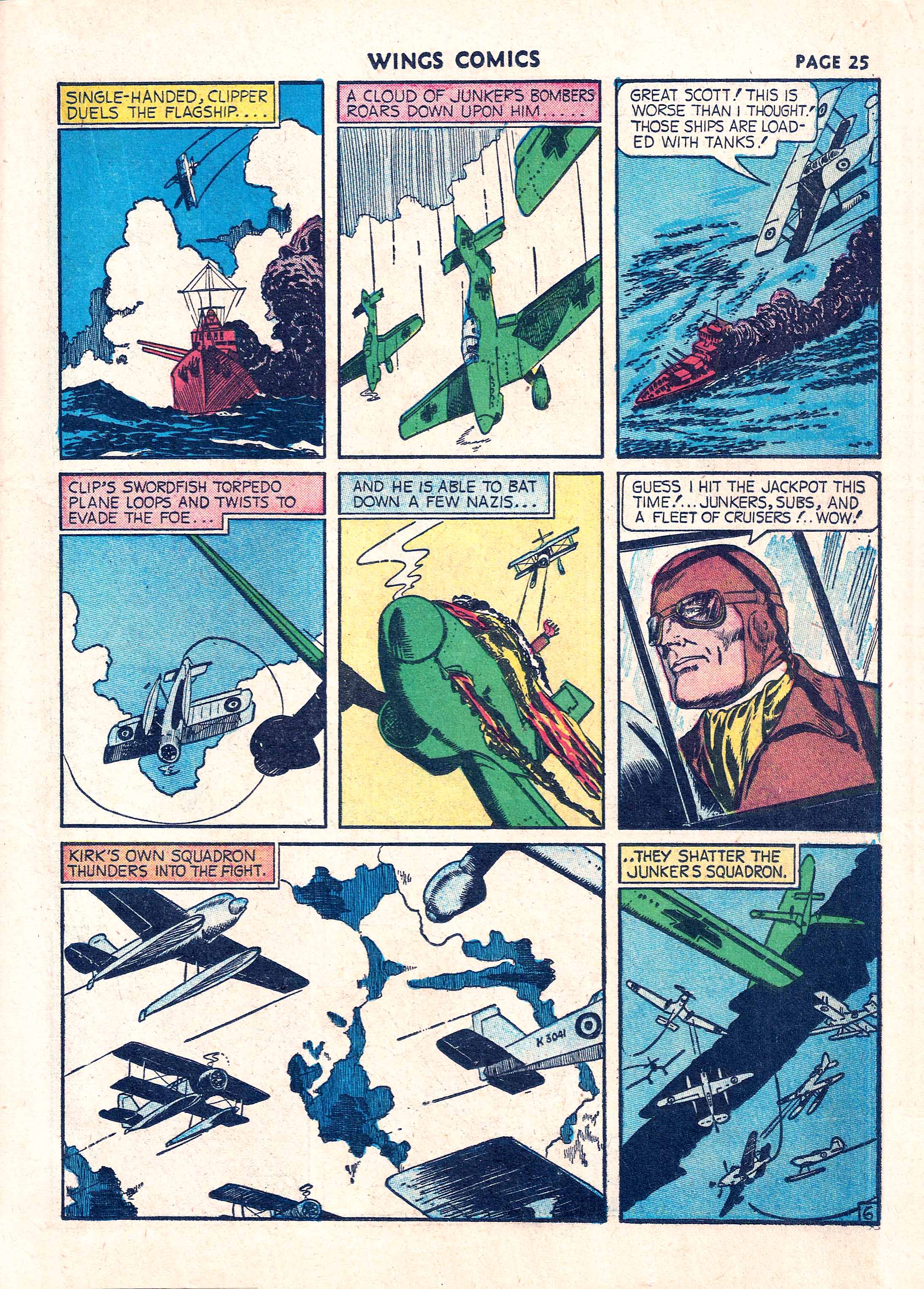 Read online Wings Comics comic -  Issue #9 - 27