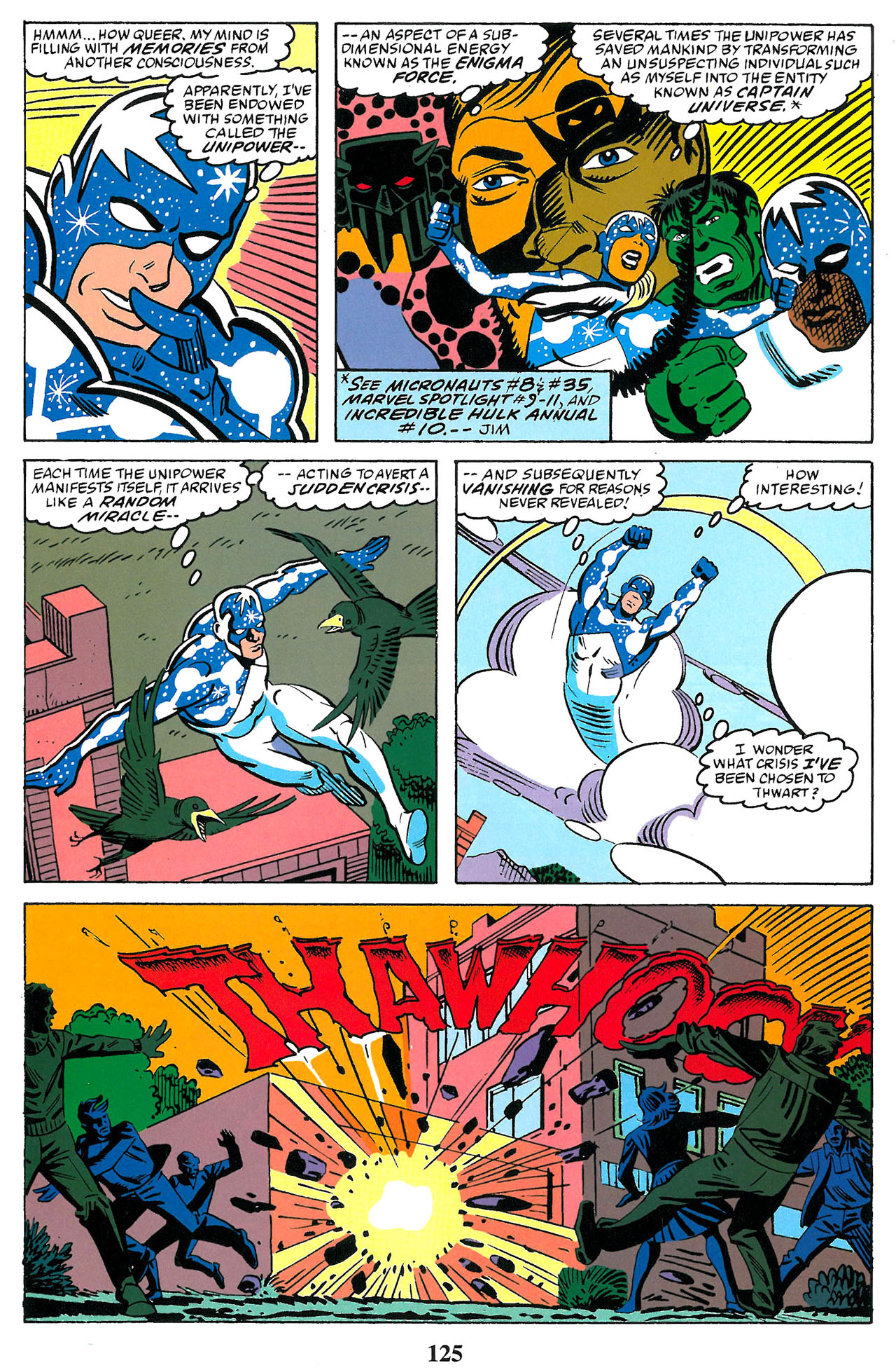 Read online Captain Universe: Power Unimaginable comic -  Issue # TPB - 128