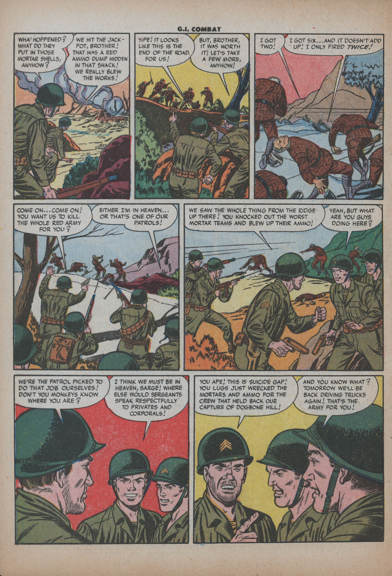 Read online G.I. Combat (1952) comic -  Issue #10 - 33