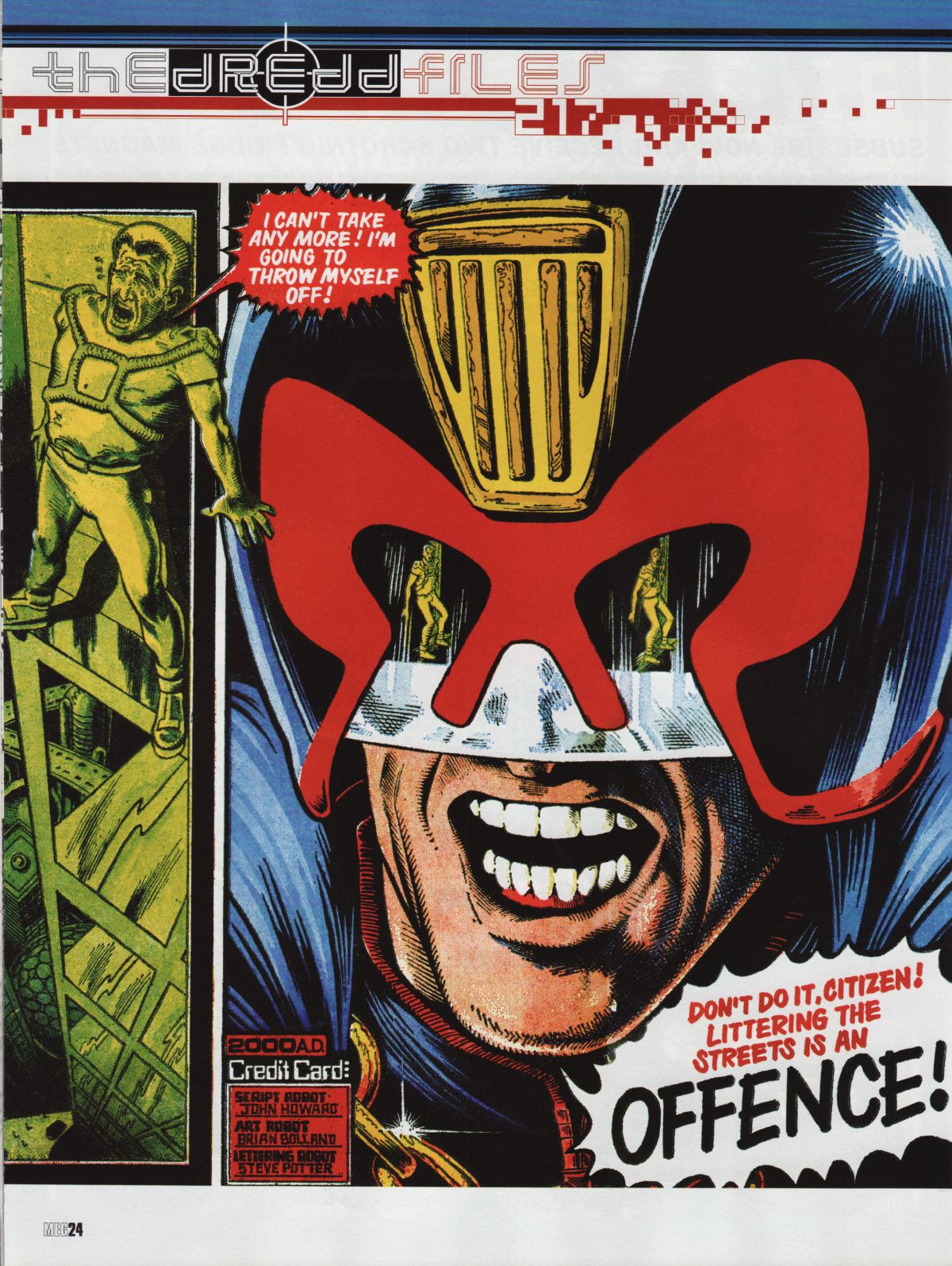 Read online Judge Dredd Megazine (Vol. 5) comic -  Issue #217 - 24