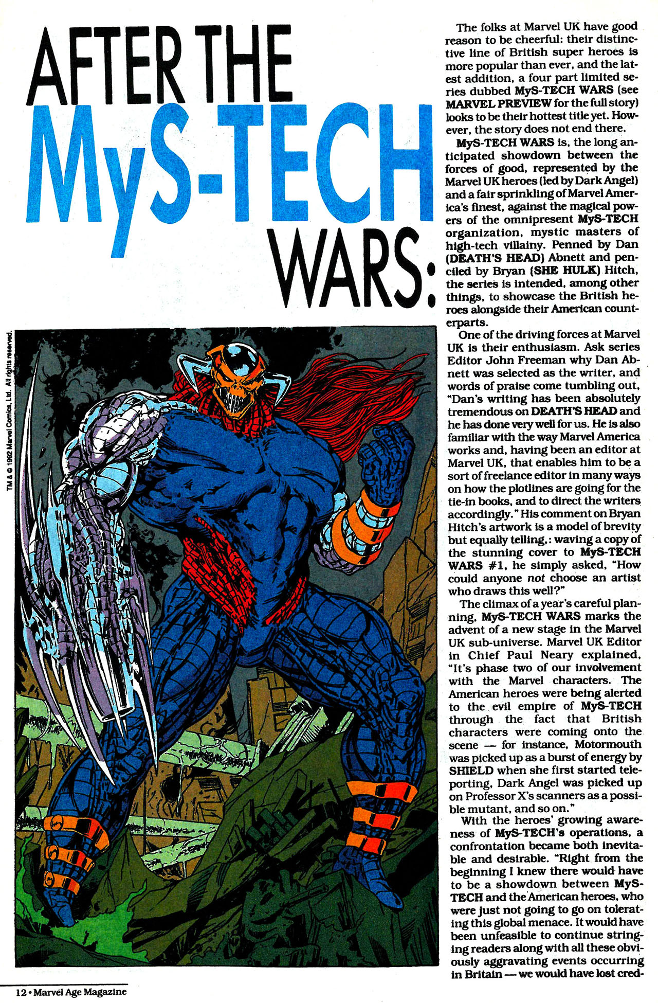 Read online Marvel Age comic -  Issue #121 - 14