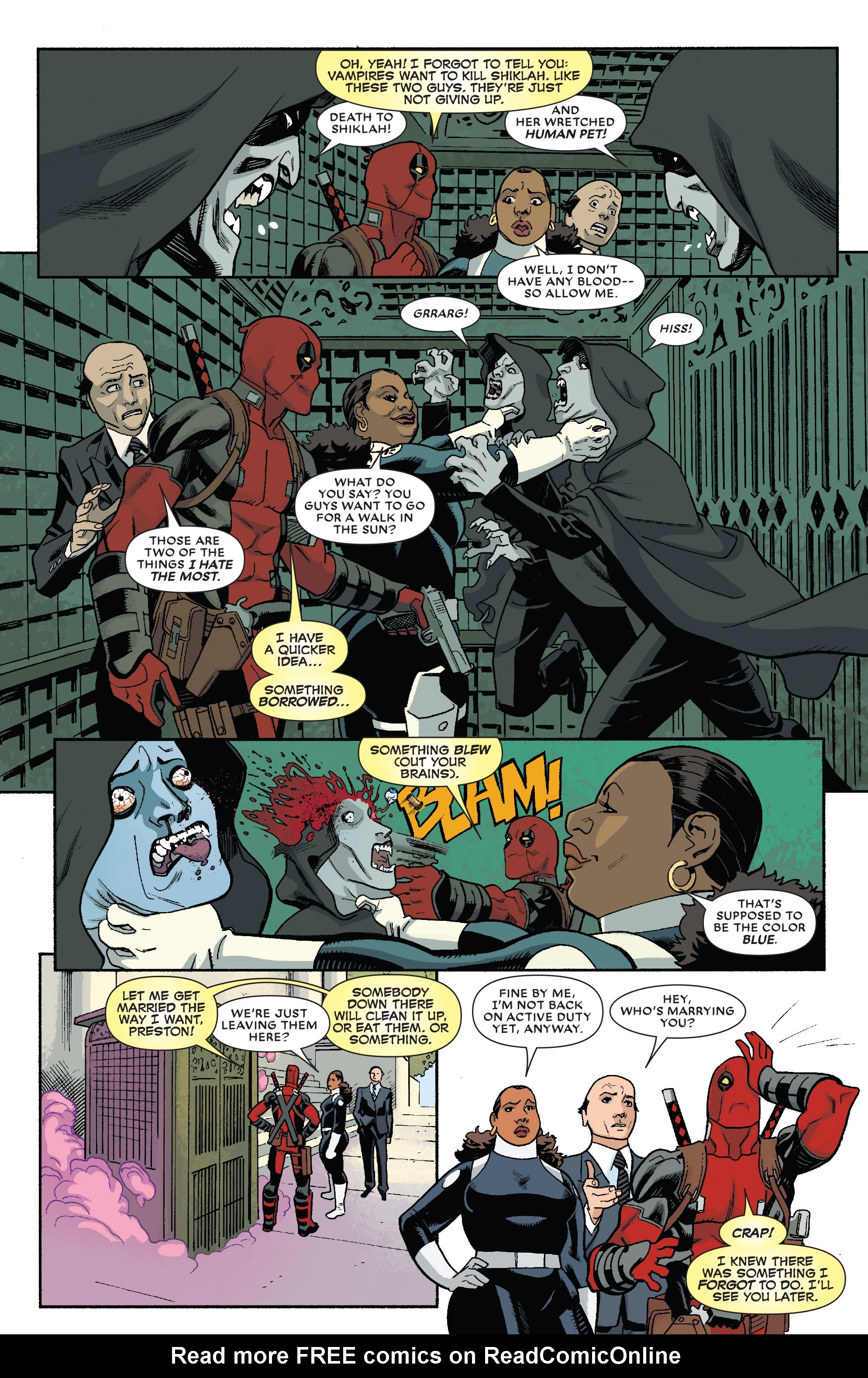 Read online True Believers: The Wedding of Deadpool comic -  Issue # Full - 10