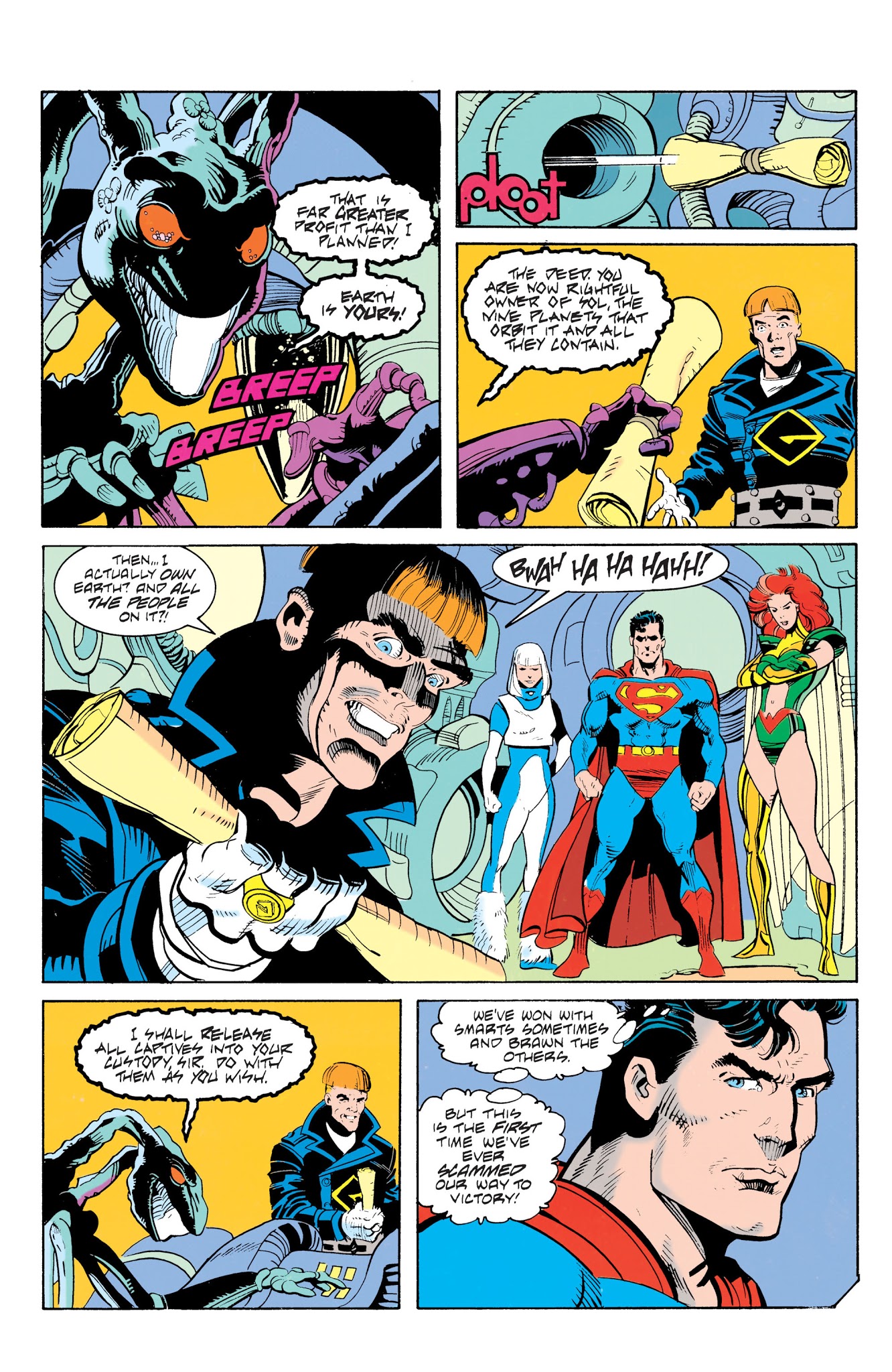 Read online Superman & The Justice League America comic -  Issue #1 - 230