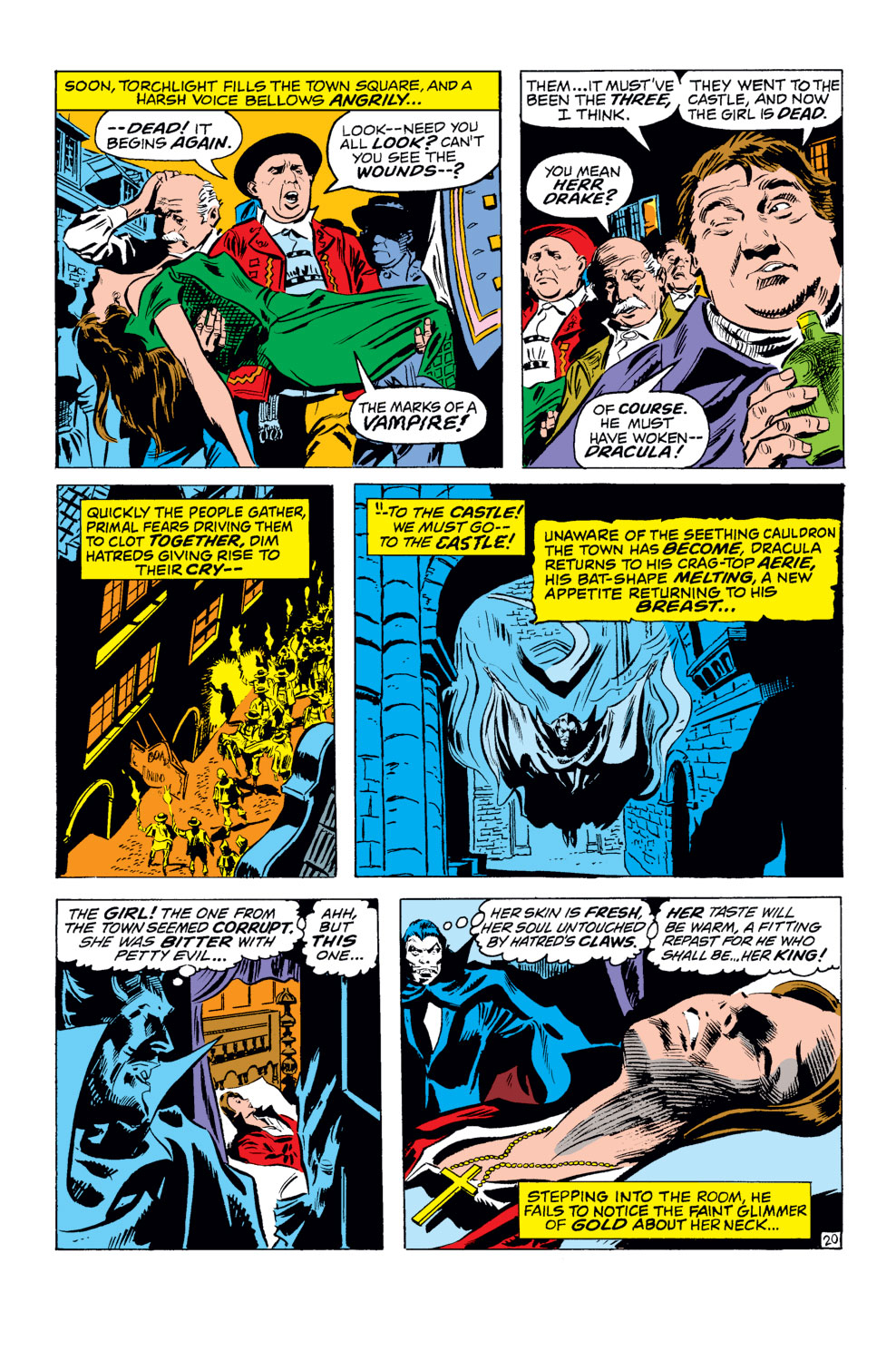 Read online Tomb of Dracula (1972) comic -  Issue #1 - 21