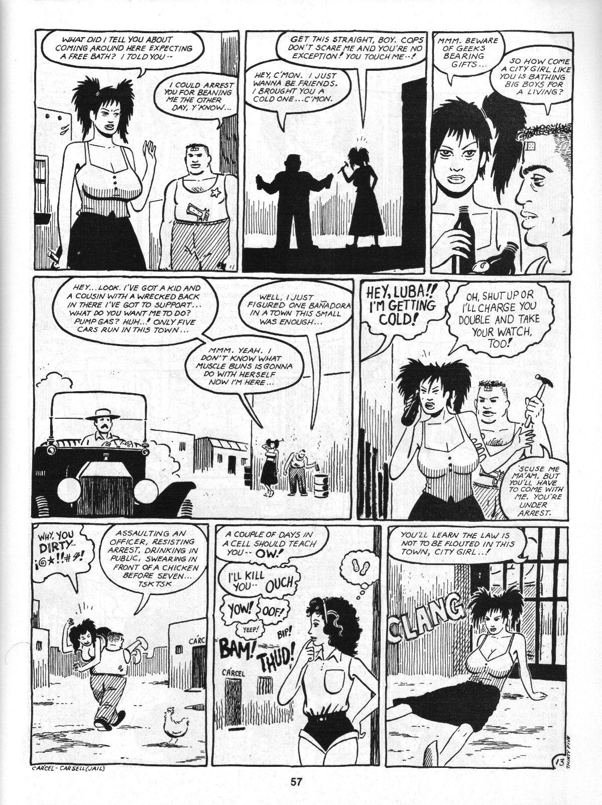 Read online Love and Rockets (1982) comic -  Issue #4 - 59