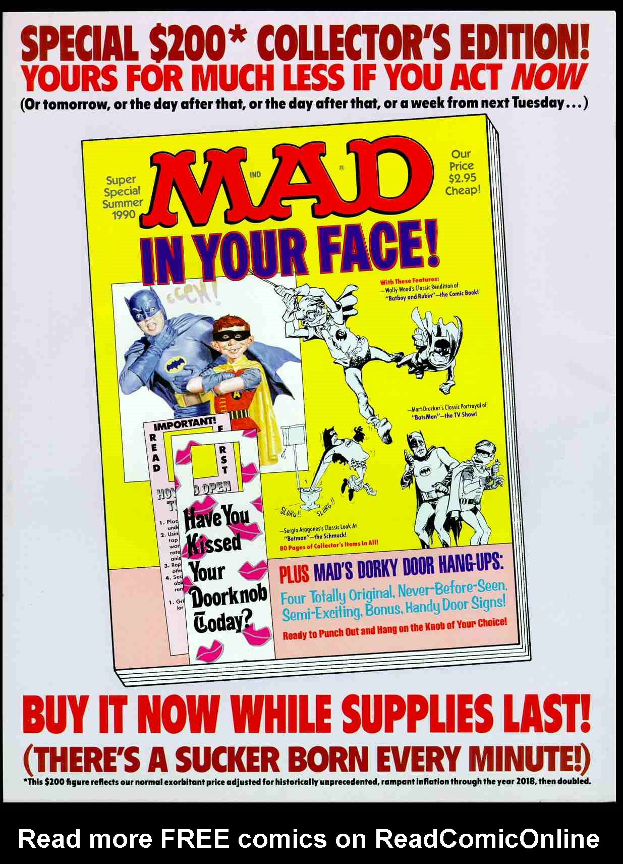 Read online MAD comic -  Issue #293 - 2