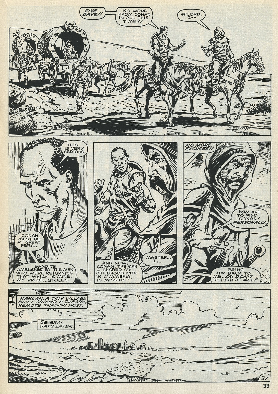 Read online The Savage Sword Of Conan comic -  Issue #128 - 32