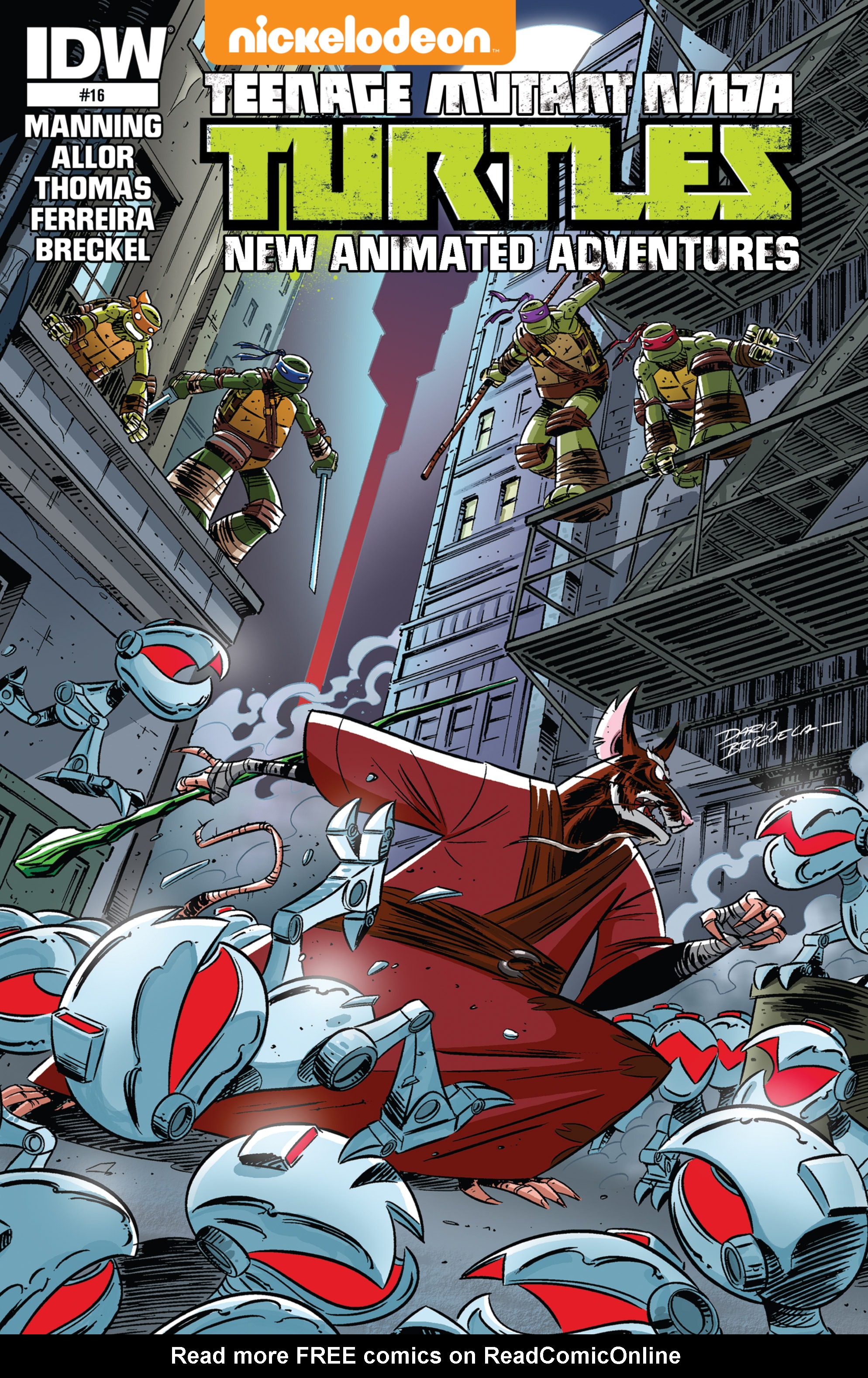 Read online Teenage Mutant Ninja Turtles New Animated Adventures comic -  Issue #16 - 1