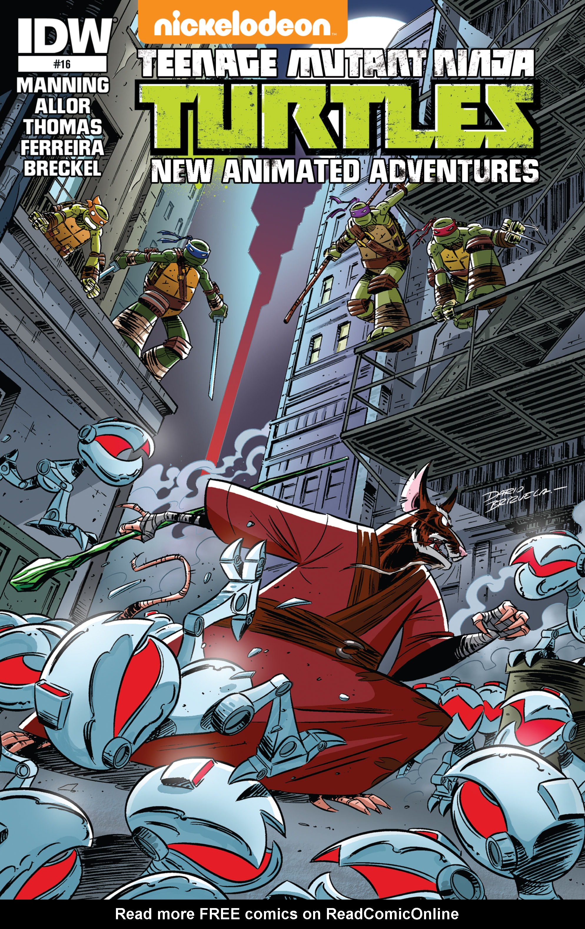 Read online Teenage Mutant Ninja Turtles New Animated Adventures comic -  Issue #16 - 1