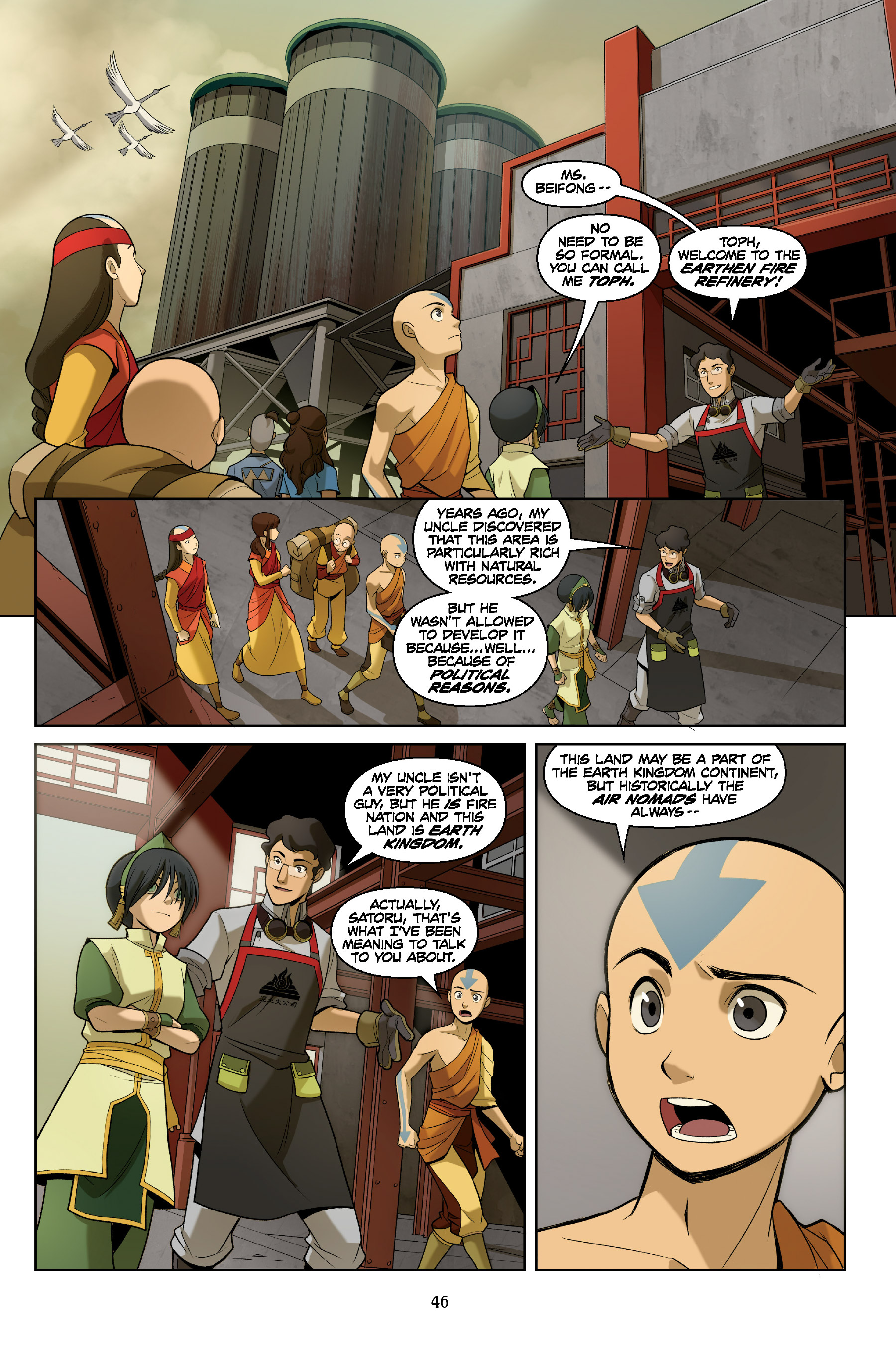 Read online Nickelodeon Avatar: The Last Airbender - The Rift comic -  Issue # _Omnibus (Part 1) - 46