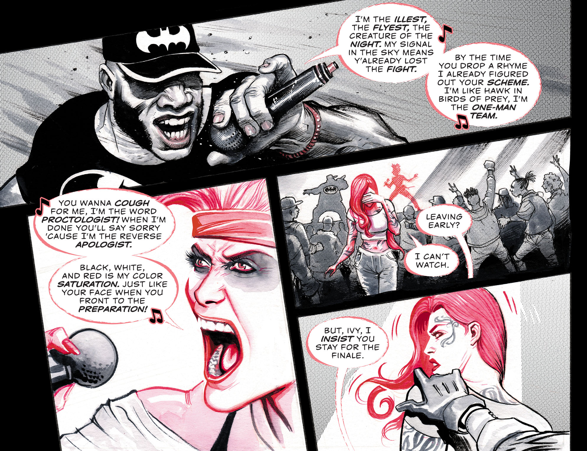Read online Harley Quinn Black   White   Red comic -  Issue #4 - 17