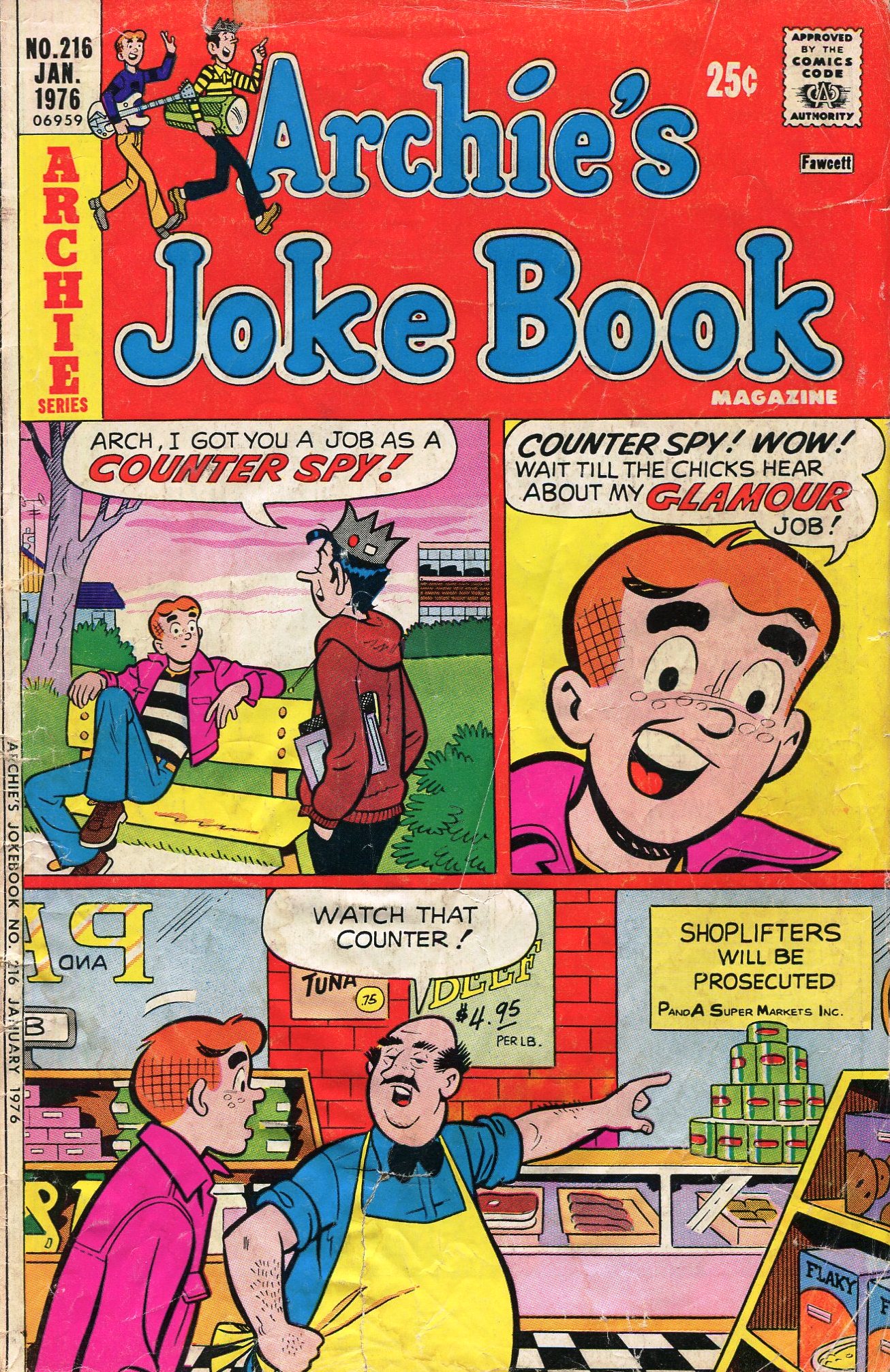 Read online Archie's Joke Book Magazine comic -  Issue #216 - 1