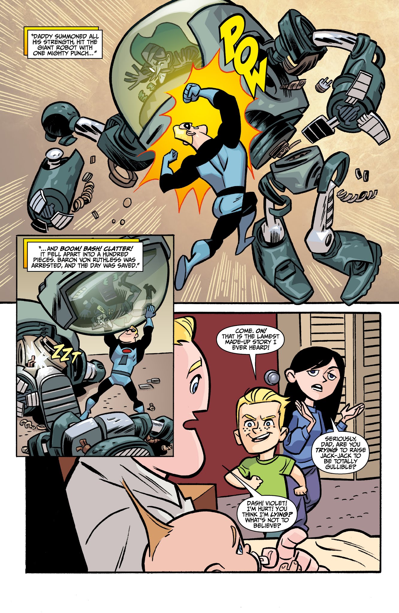 Read online Disney / Pixar The Incredibles 2: Crisis In Mid-Life! & Other Stories comic -  Issue #1 - 17