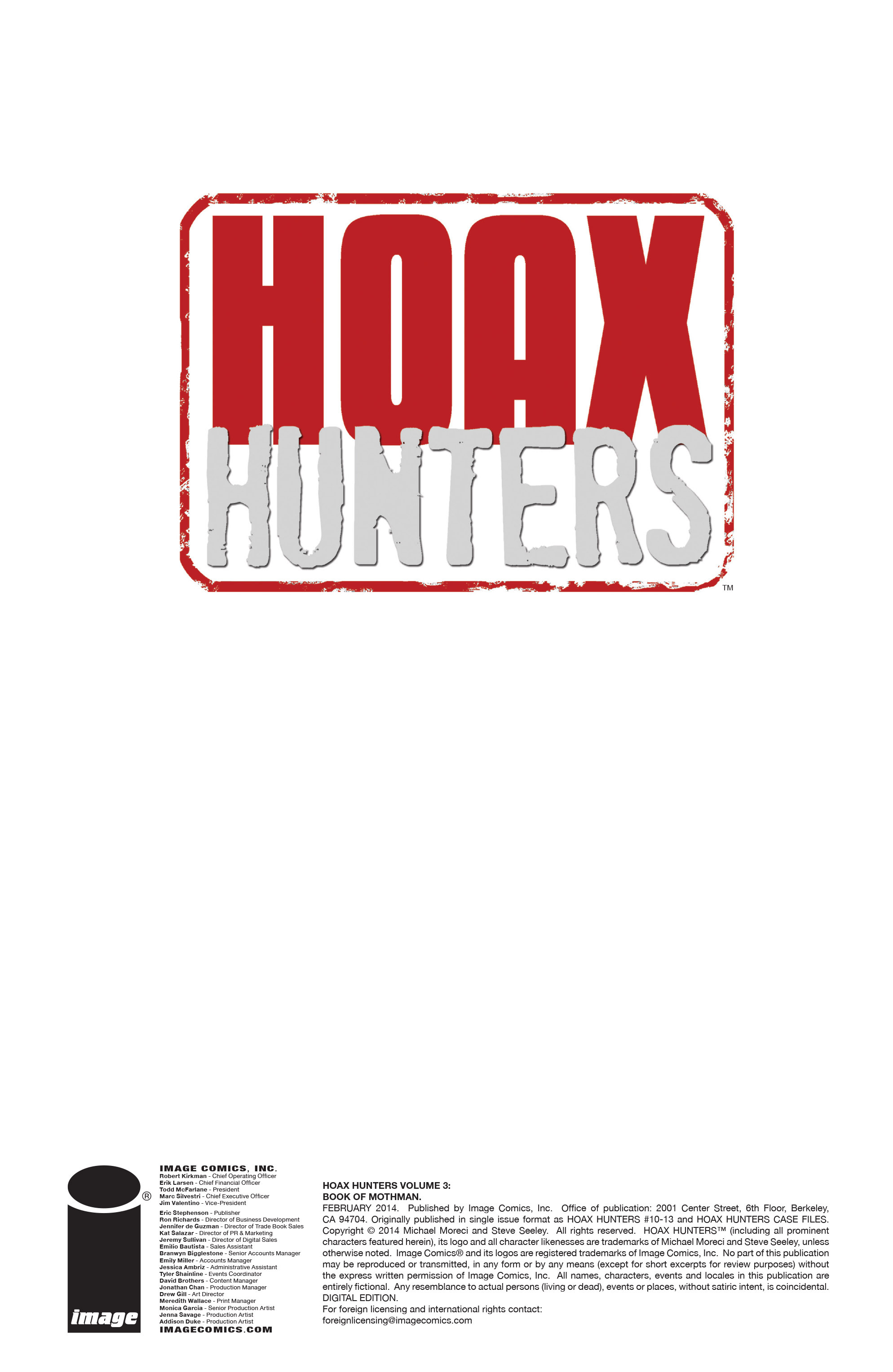 Read online Hoax Hunters (2012) comic -  Issue # TPB 3 - 3