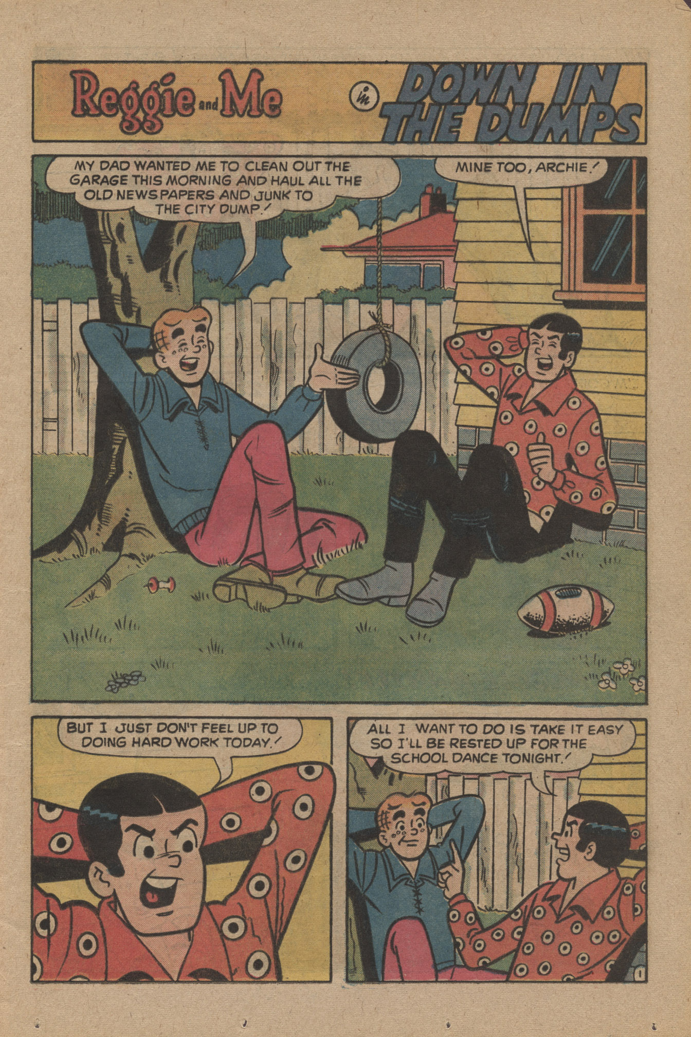 Read online Reggie and Me (1966) comic -  Issue #72 - 13