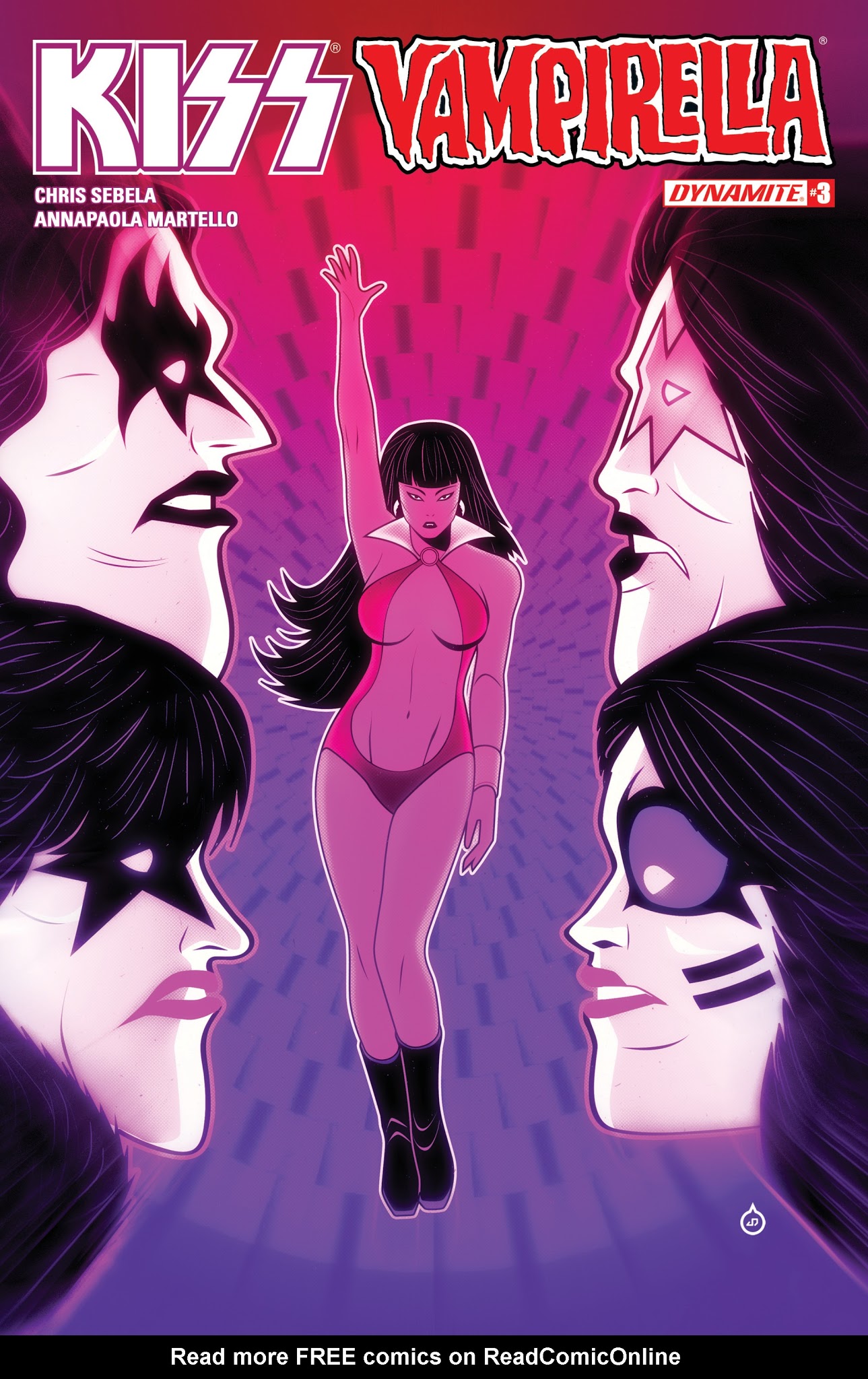 Read online Kiss/Vampirella comic -  Issue #3 - 1