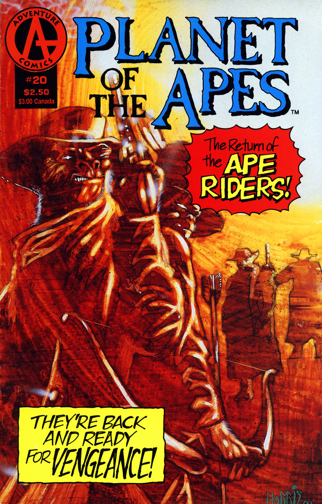 Read online Planet of the Apes (1990) comic -  Issue #20 - 1