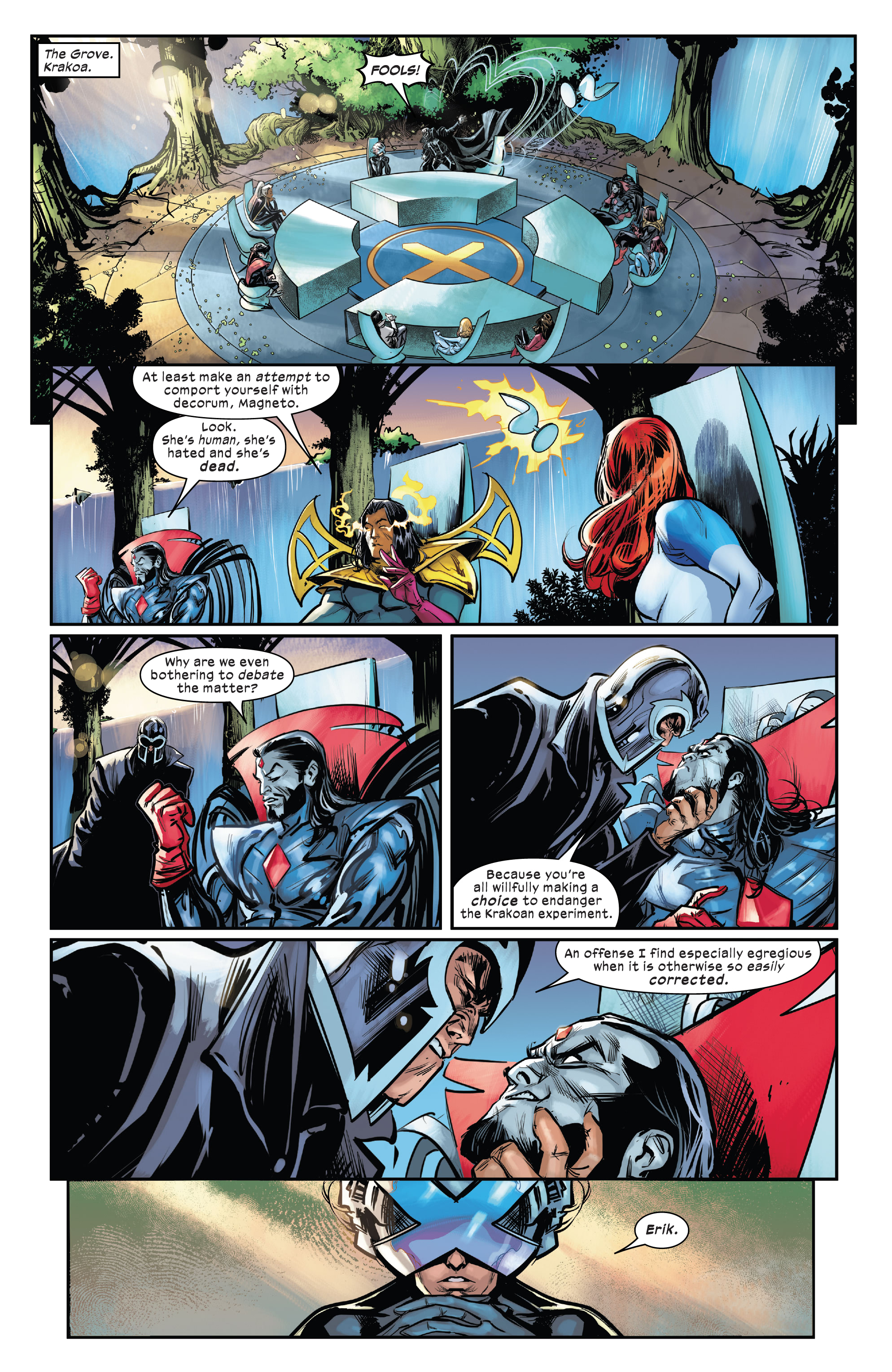 Read online X-Men: The Trial Of Magneto comic -  Issue #1 - 10