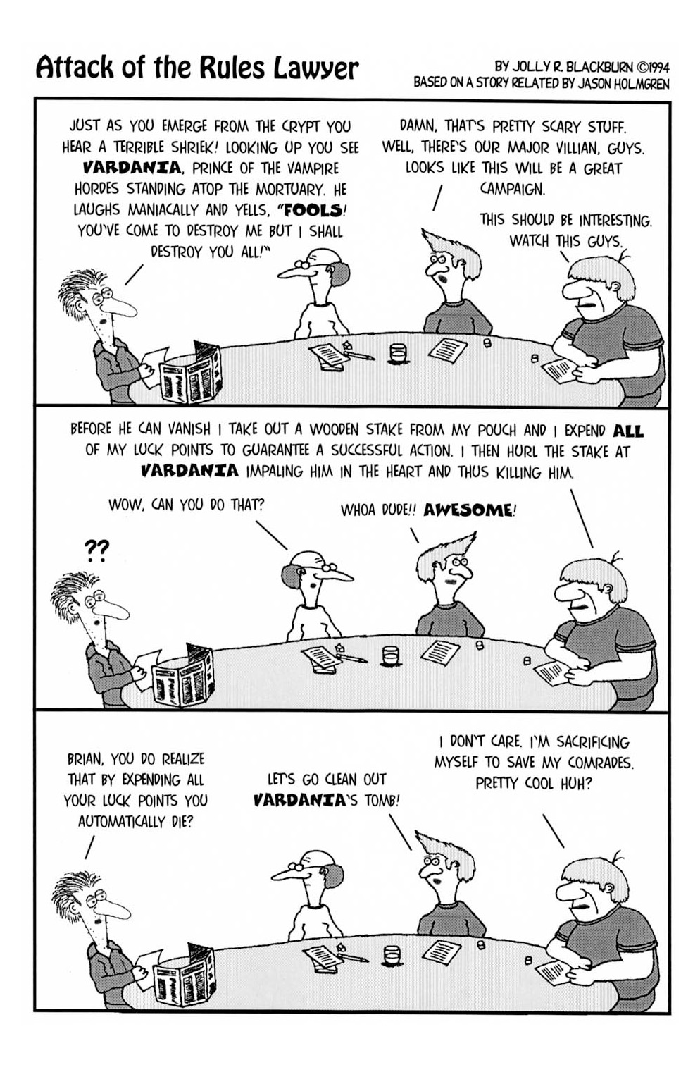 Read online Knights of the Dinner Table comic -  Issue #1 - 13