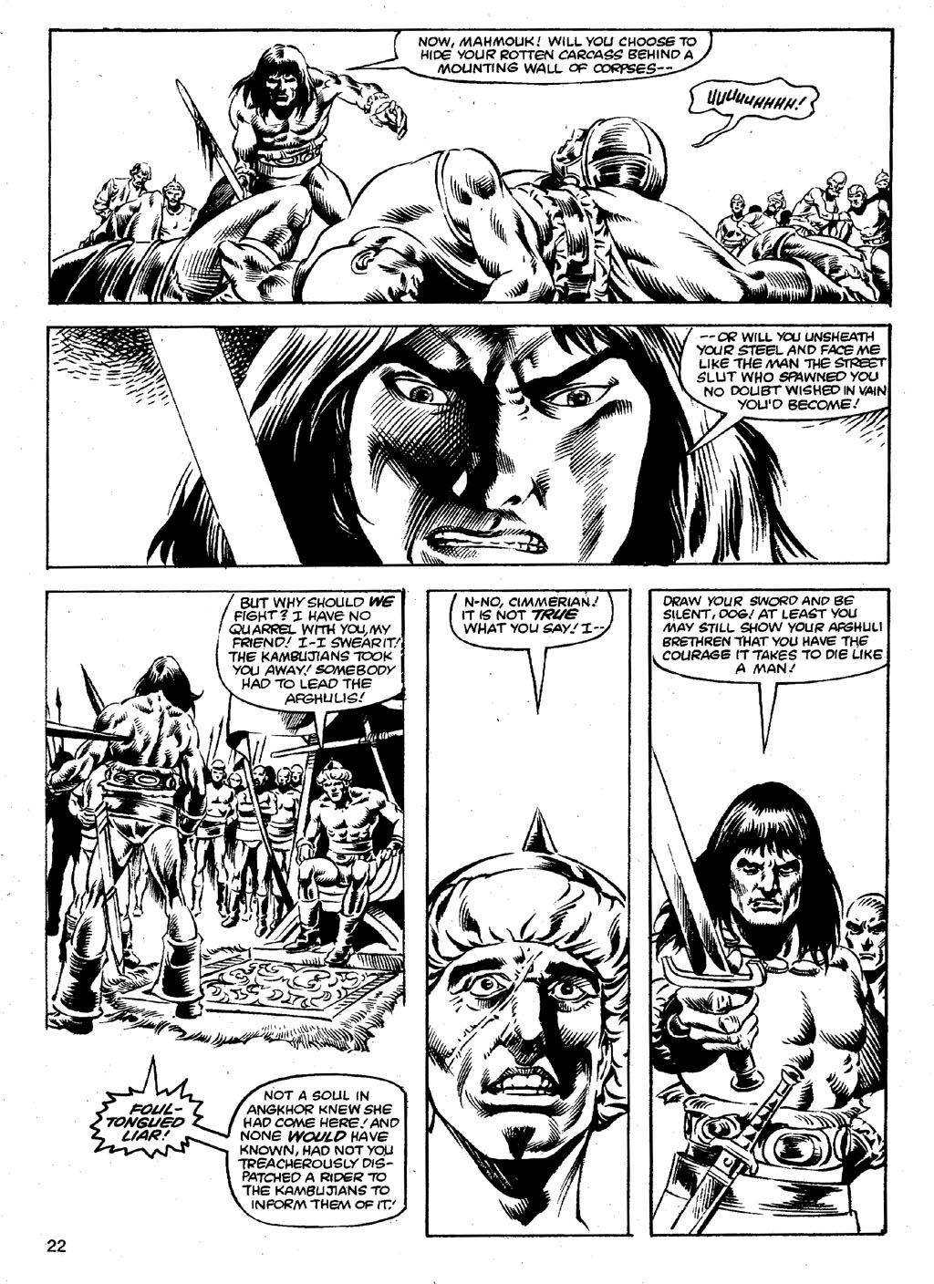 Read online The Savage Sword Of Conan comic -  Issue #85 - 22