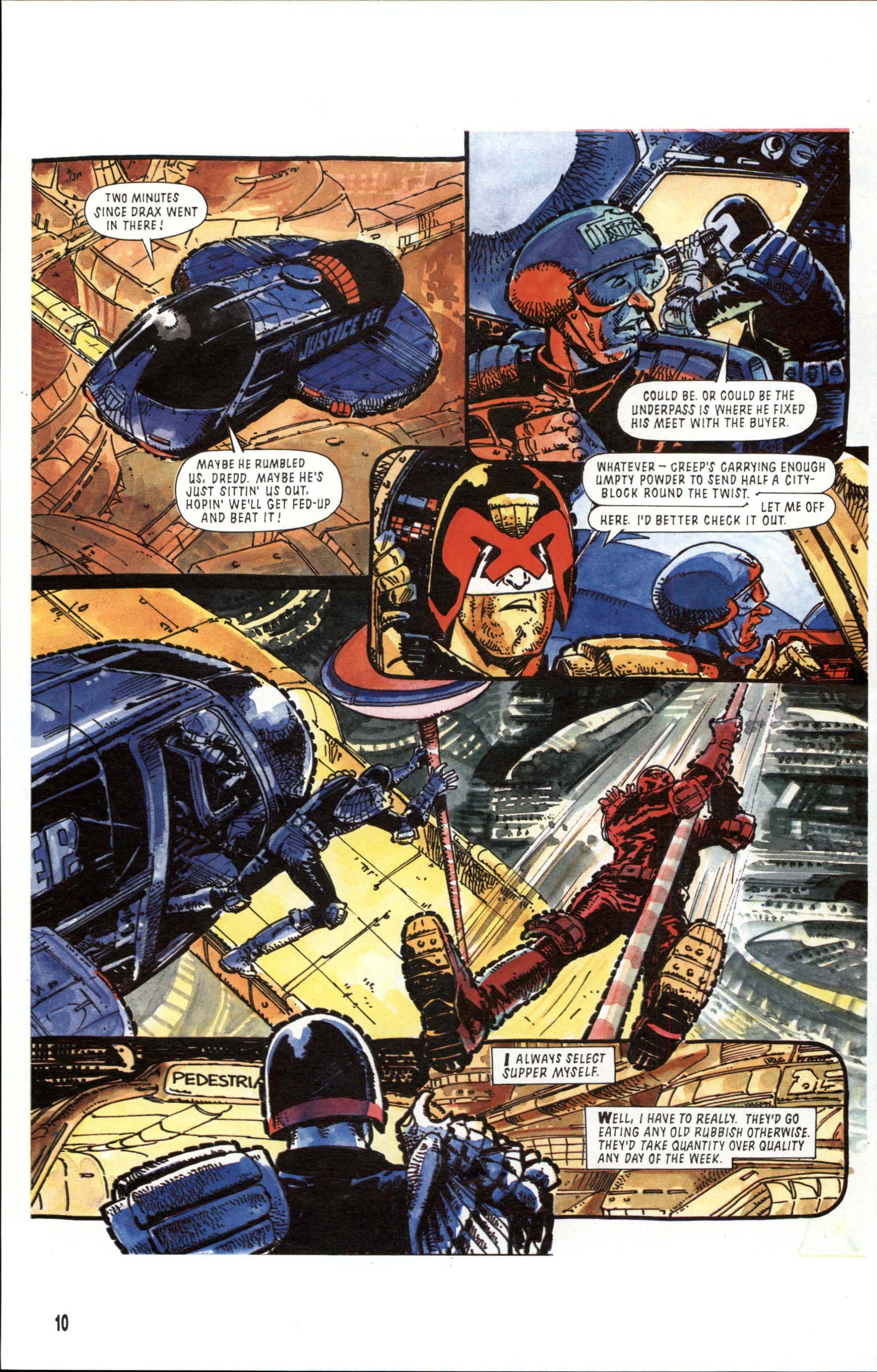 Read online Dredd Rules! comic -  Issue #8 - 12