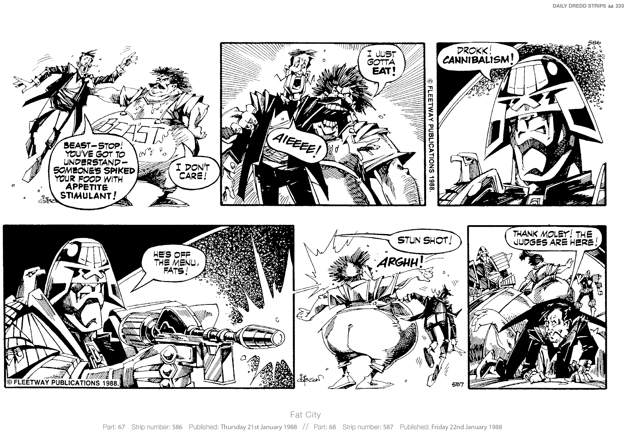 Read online Judge Dredd: The Daily Dredds comic -  Issue # TPB 2 - 236