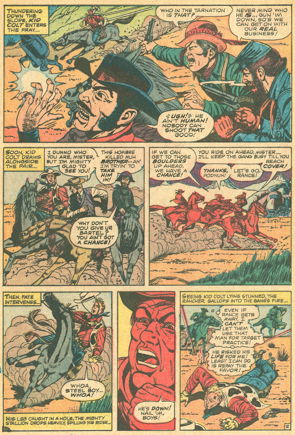 Read online Kid Colt Outlaw comic -  Issue #134 - 4