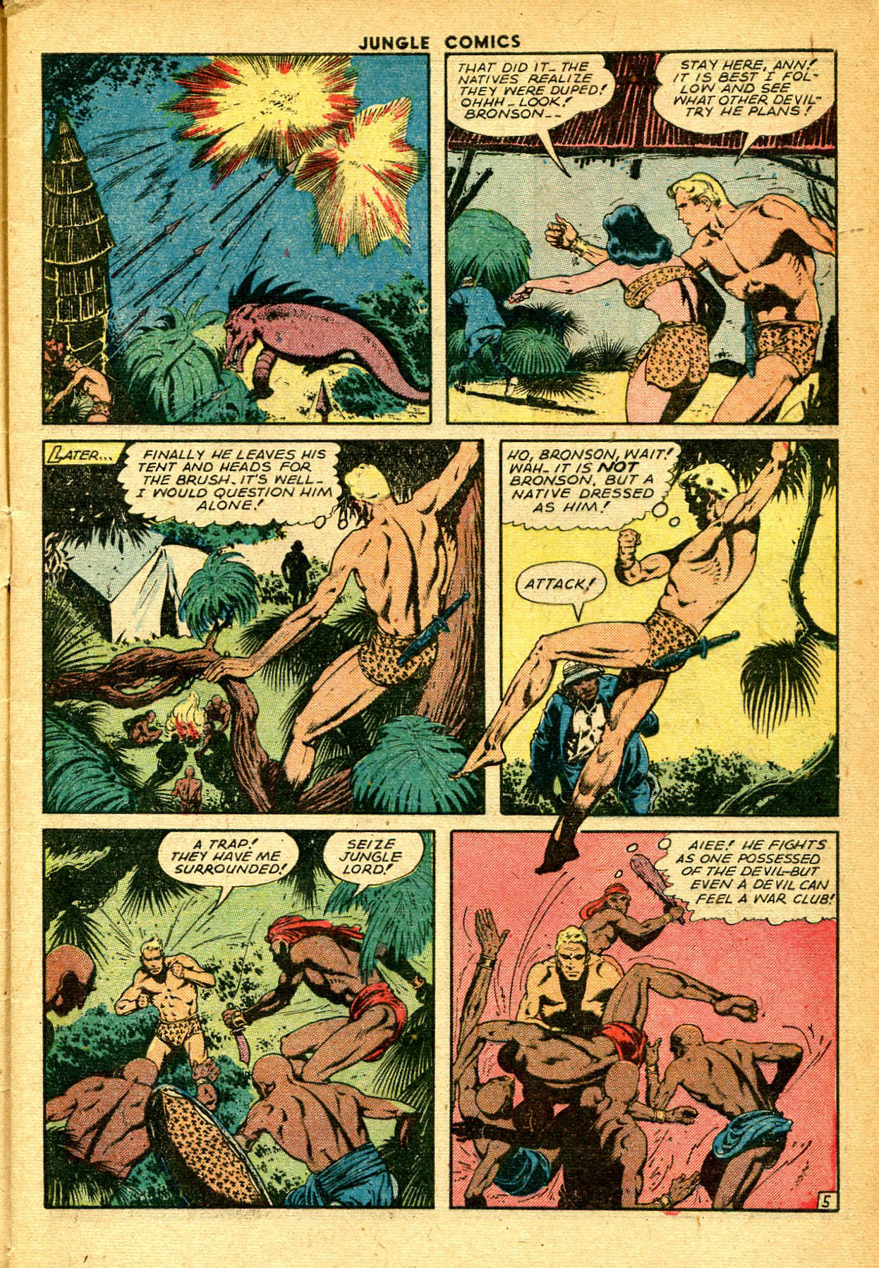 Read online Jungle Comics comic -  Issue #66 - 7