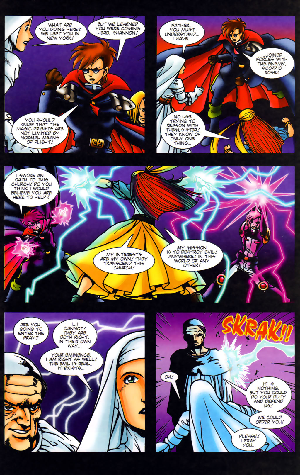 Read online Warrior Nun Areala: Scorpio Rose comic -  Issue #4 - 17