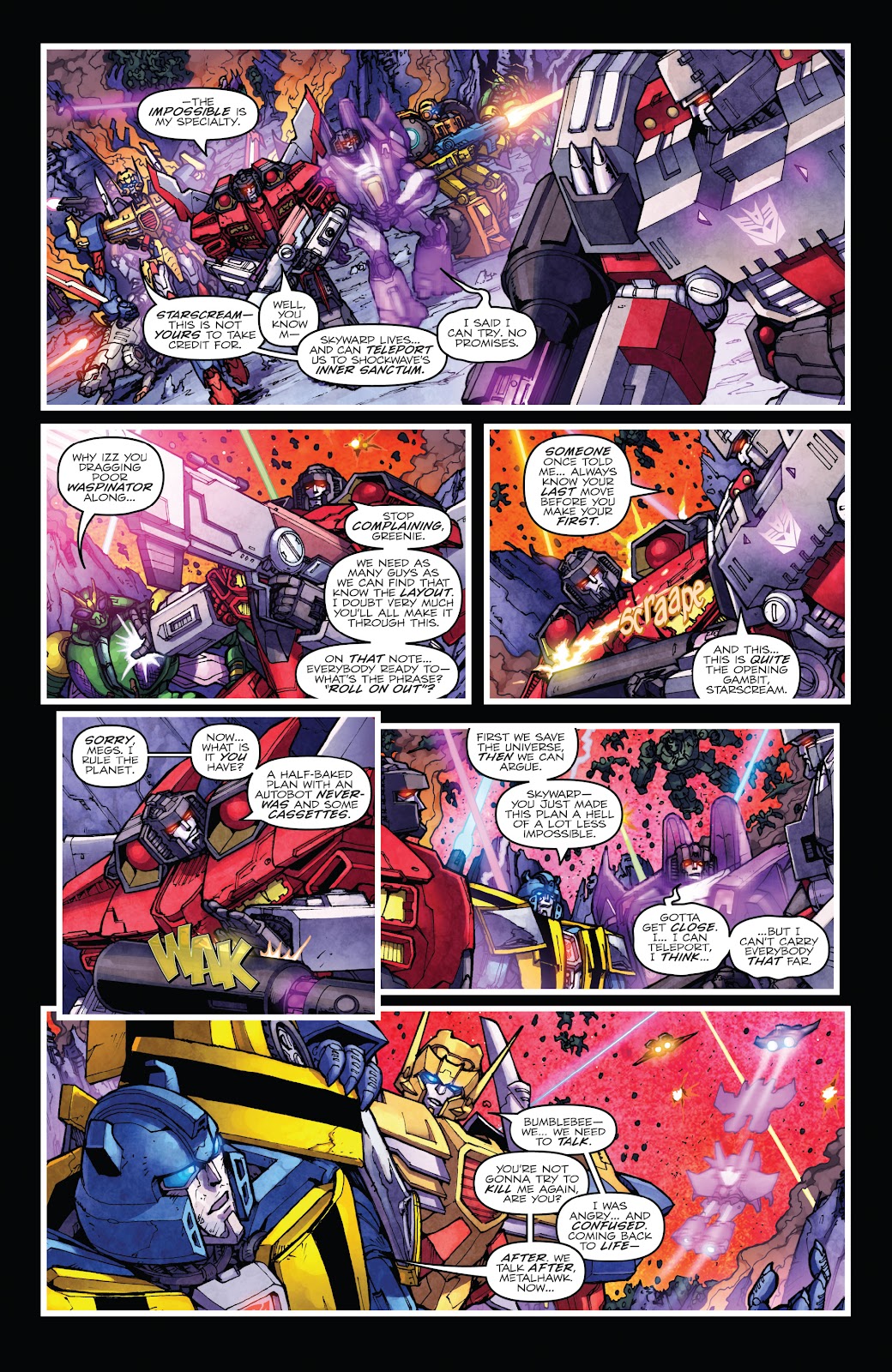 The Transformers: Dark Cybertron Finale issue Full - Page 111