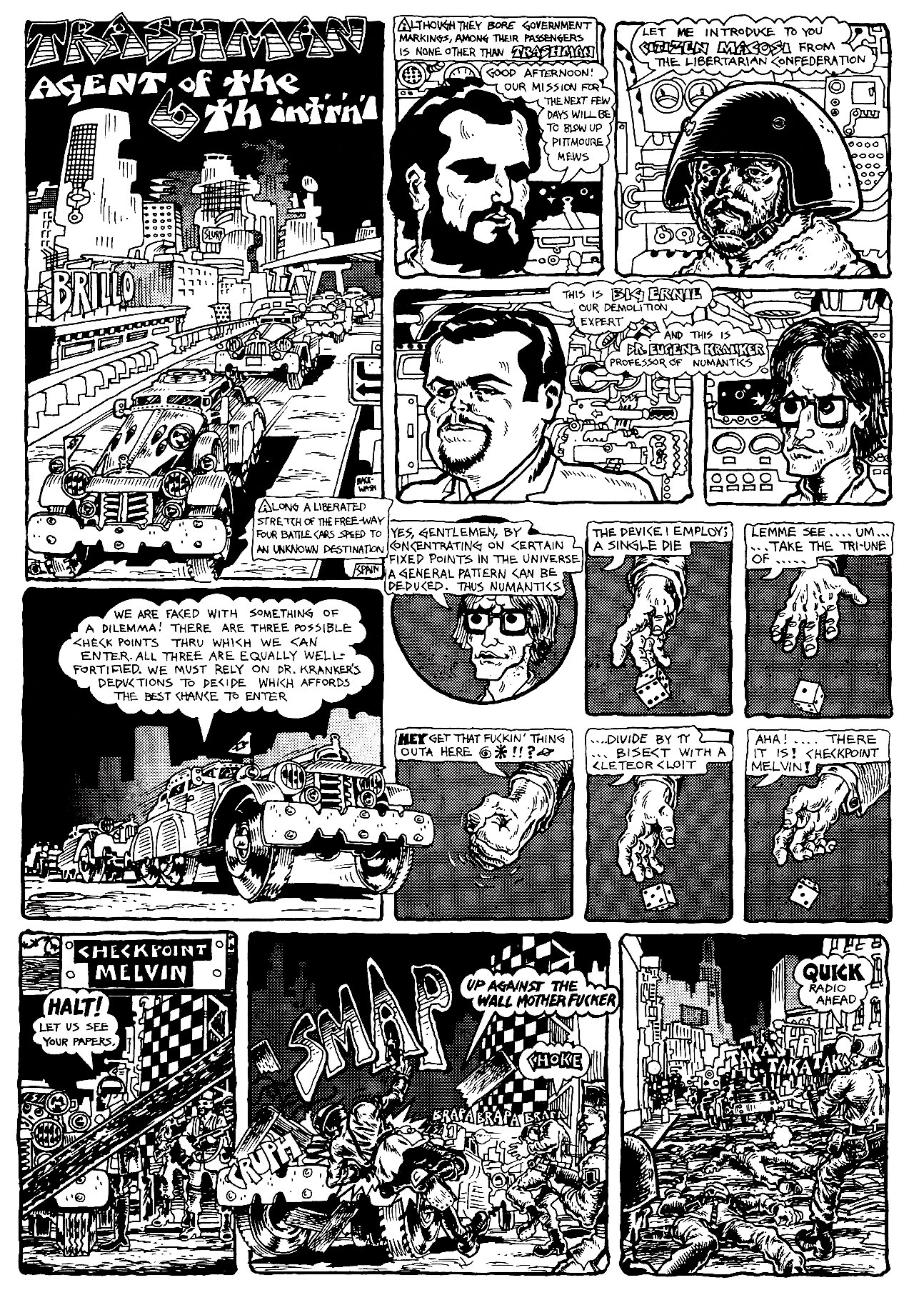 Read online Trashman Lives! comic -  Issue # TPB - 11