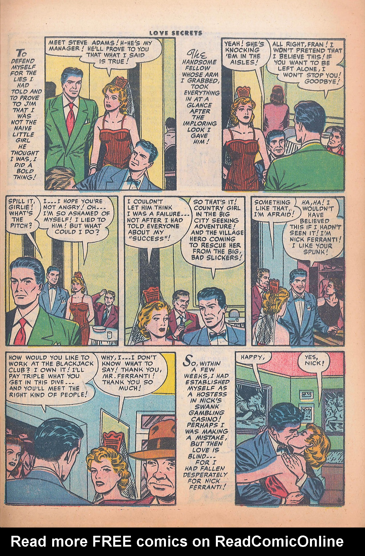 Read online Love Secrets (1953) comic -  Issue #49 - 21