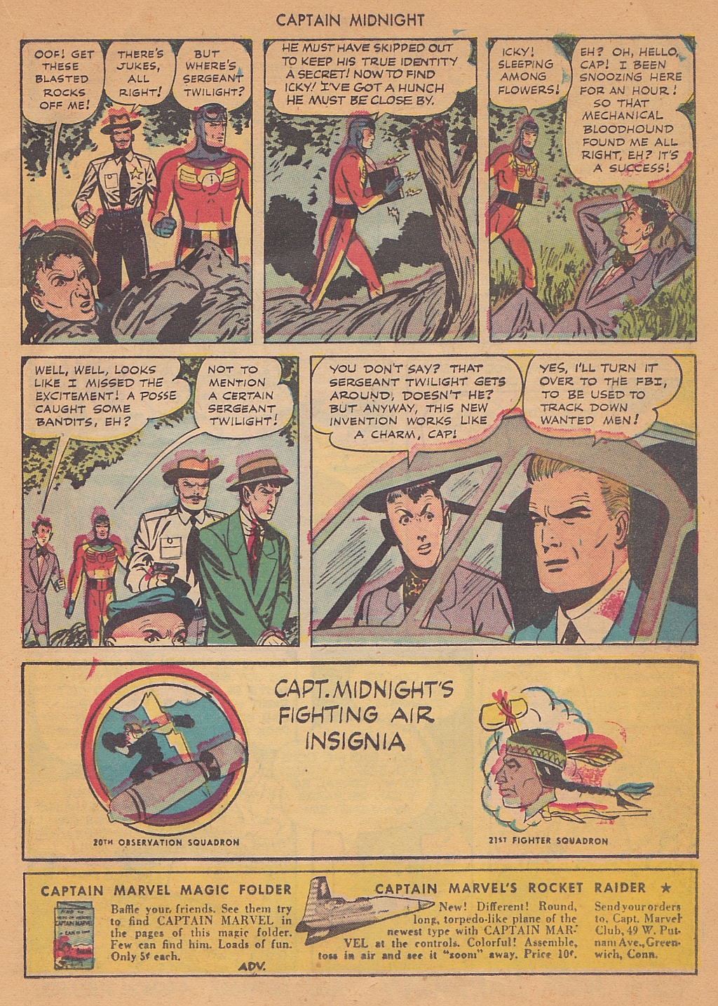 Read online Captain Midnight (1942) comic -  Issue #37 - 21