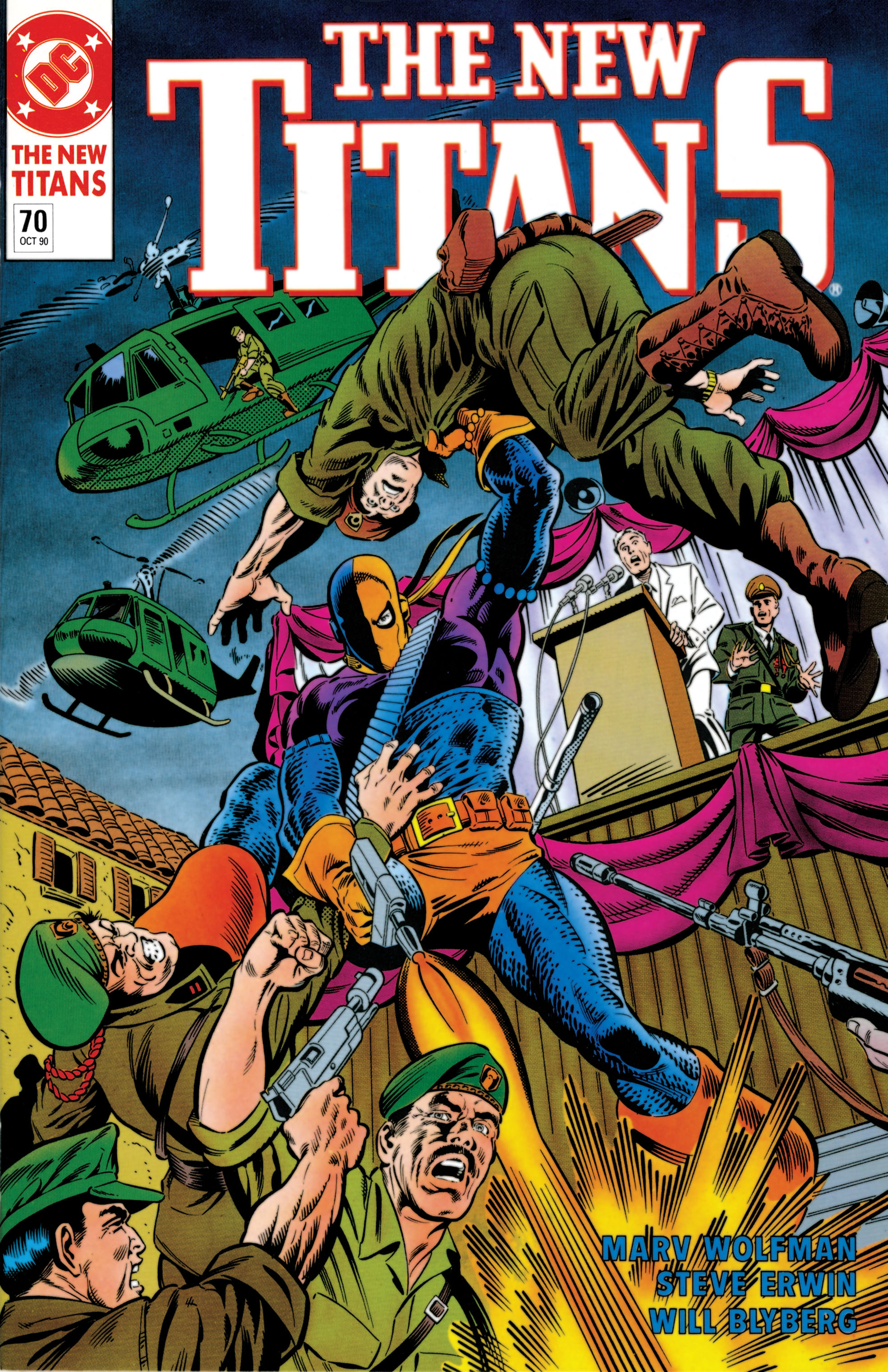 Read online The New Titans (1988) comic -  Issue #70 - 1