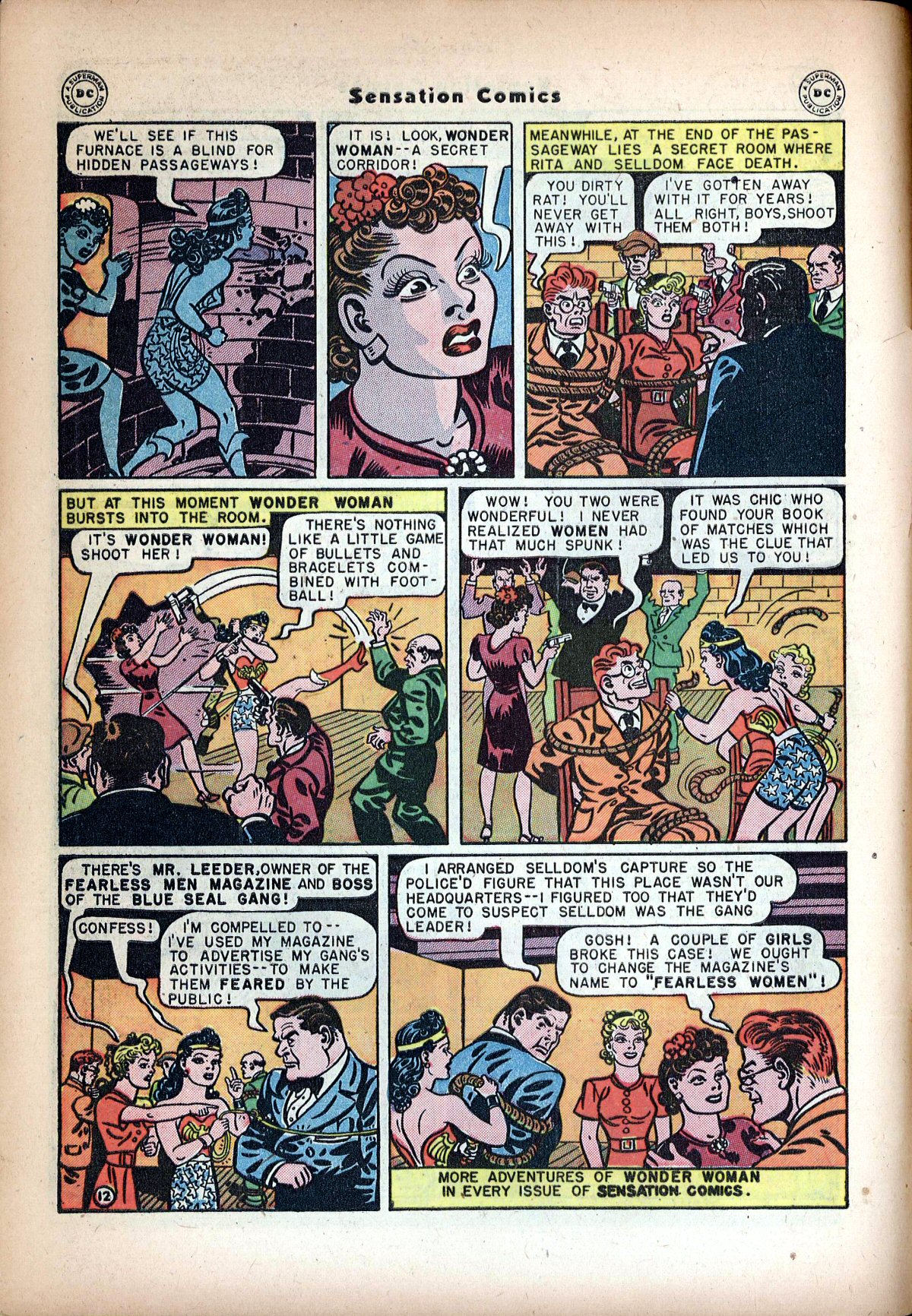 Read online Sensation (Mystery) Comics comic -  Issue #72 - 14