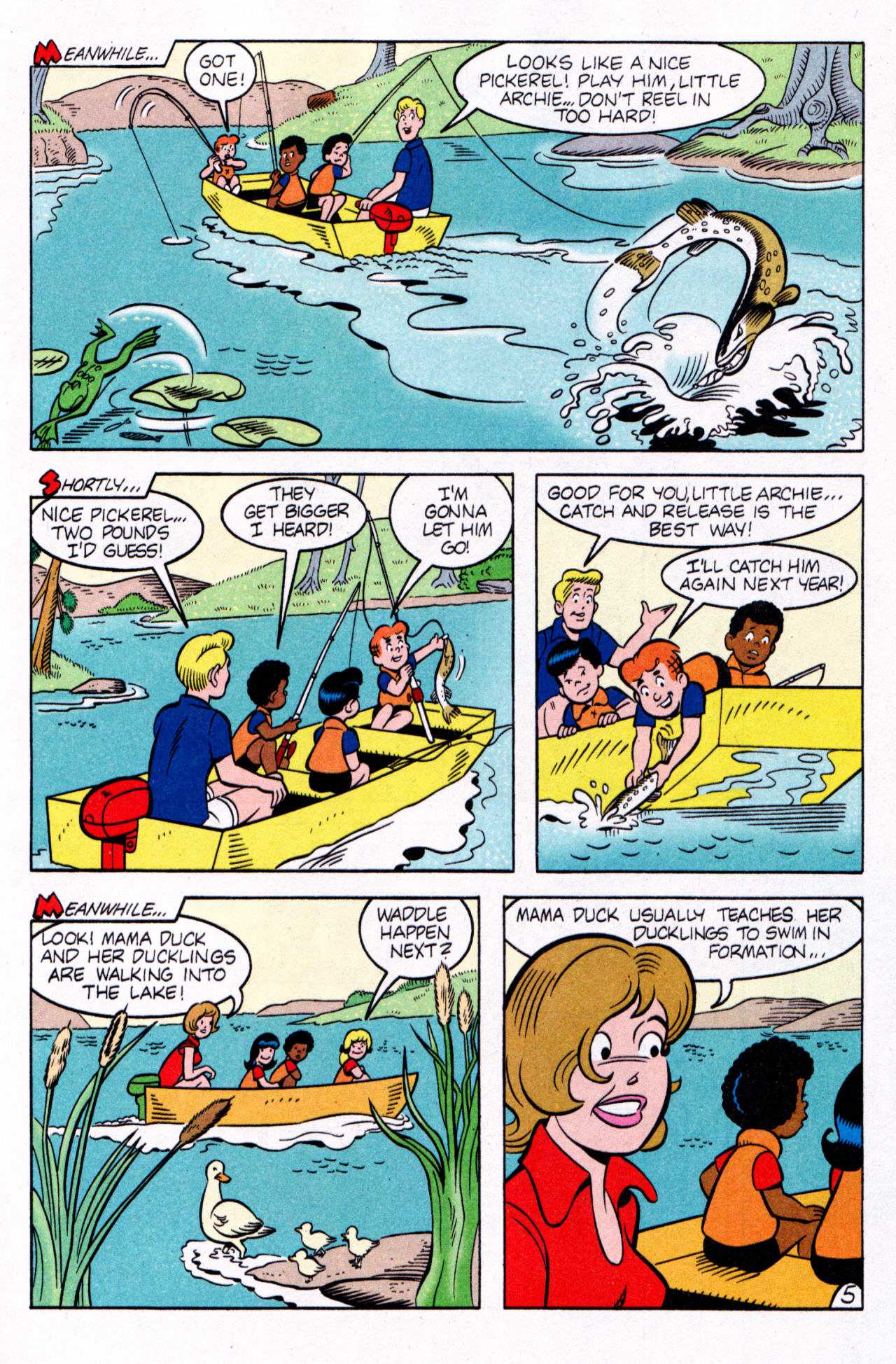 Read online Little Archie, The Legend of the Lost Lagoon, Free Comic Book Day Edition comic -  Issue # Full - 7