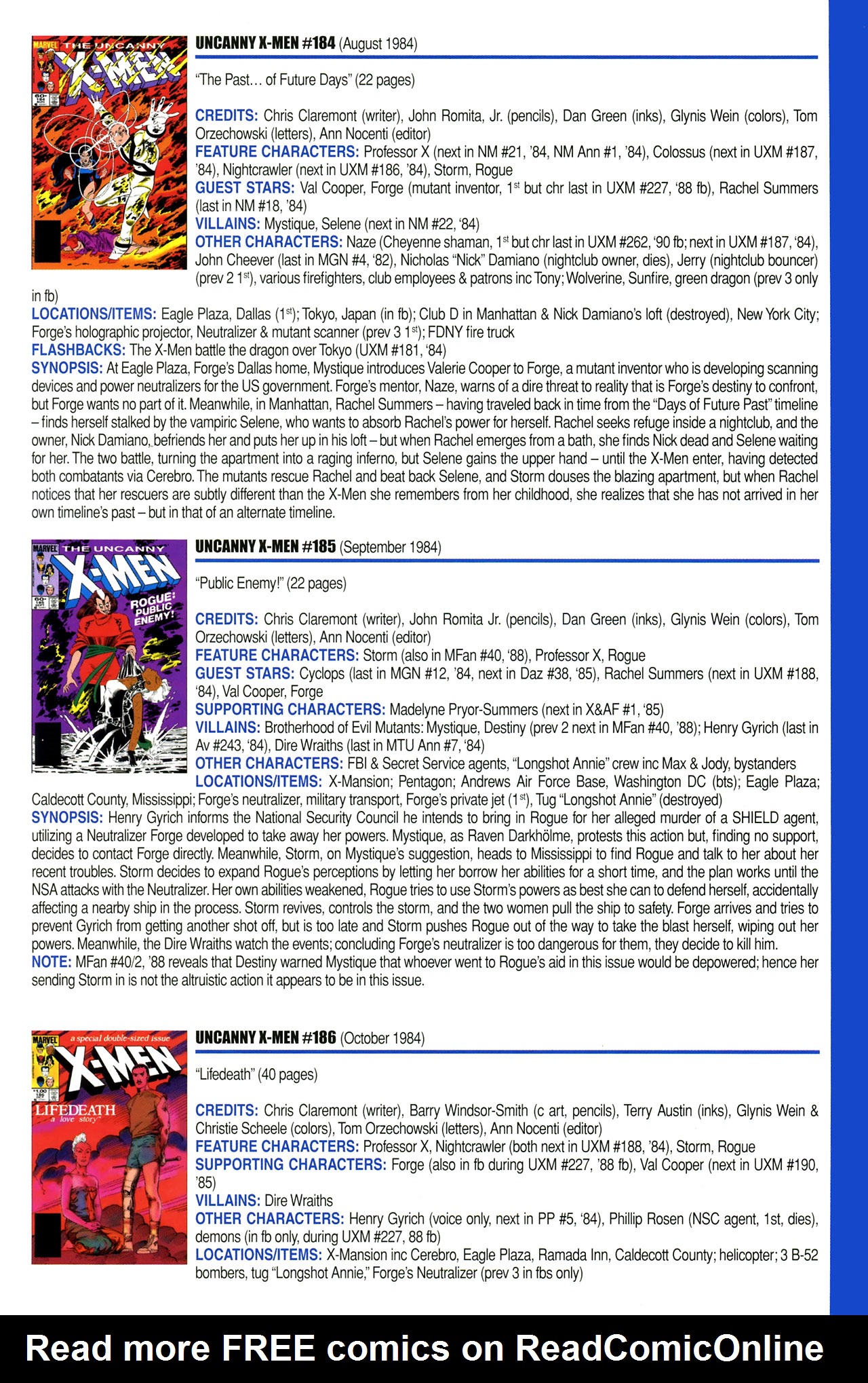 Read online Official Index to the Marvel Universe comic -  Issue #4 - 63